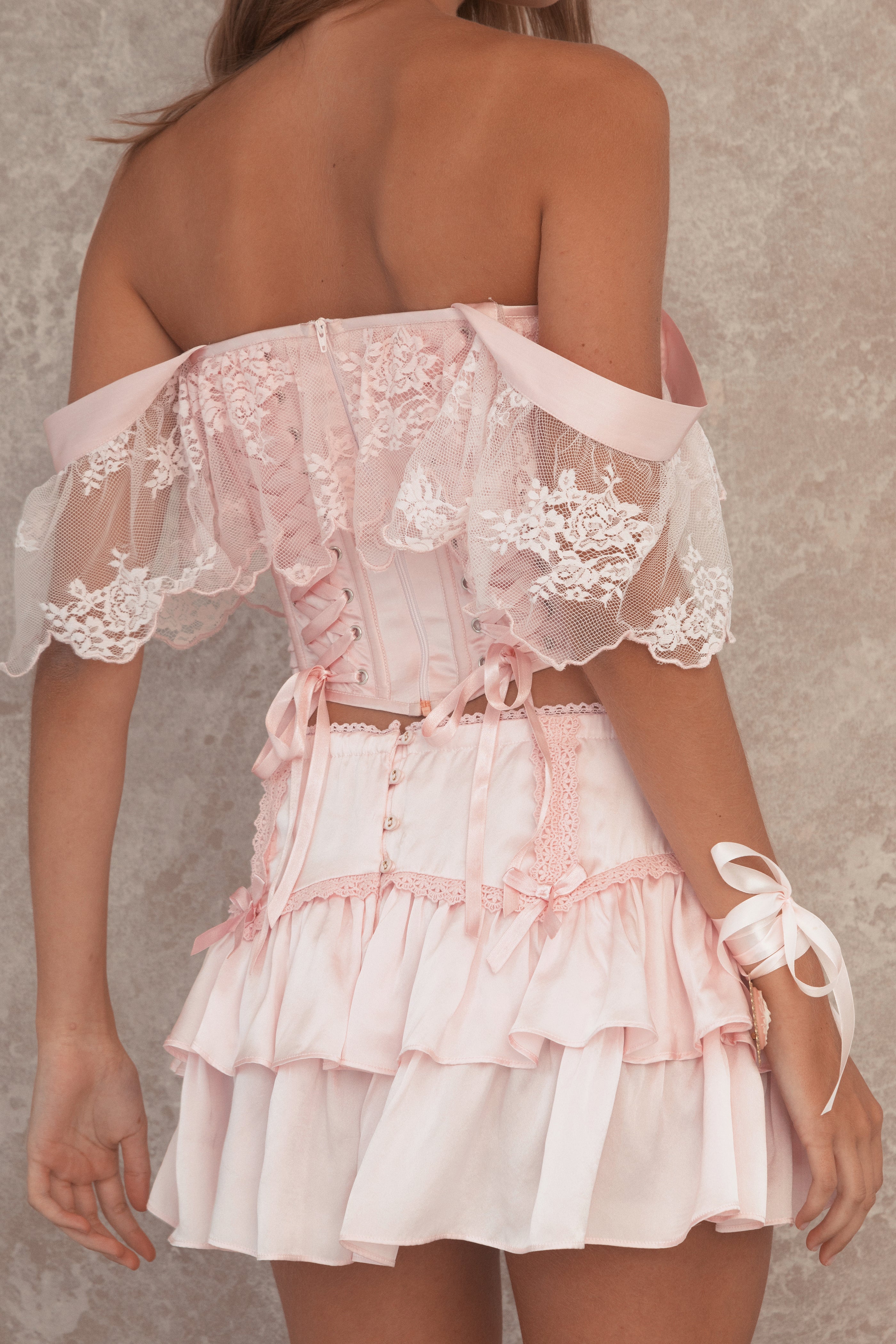 Pink Renaissance Bow Corset - Buy Now!