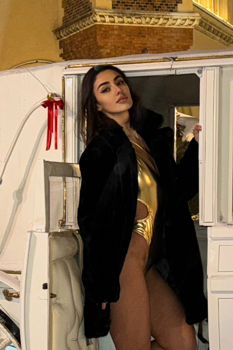 Pole Addict Gold Mesmerising Bodysuit