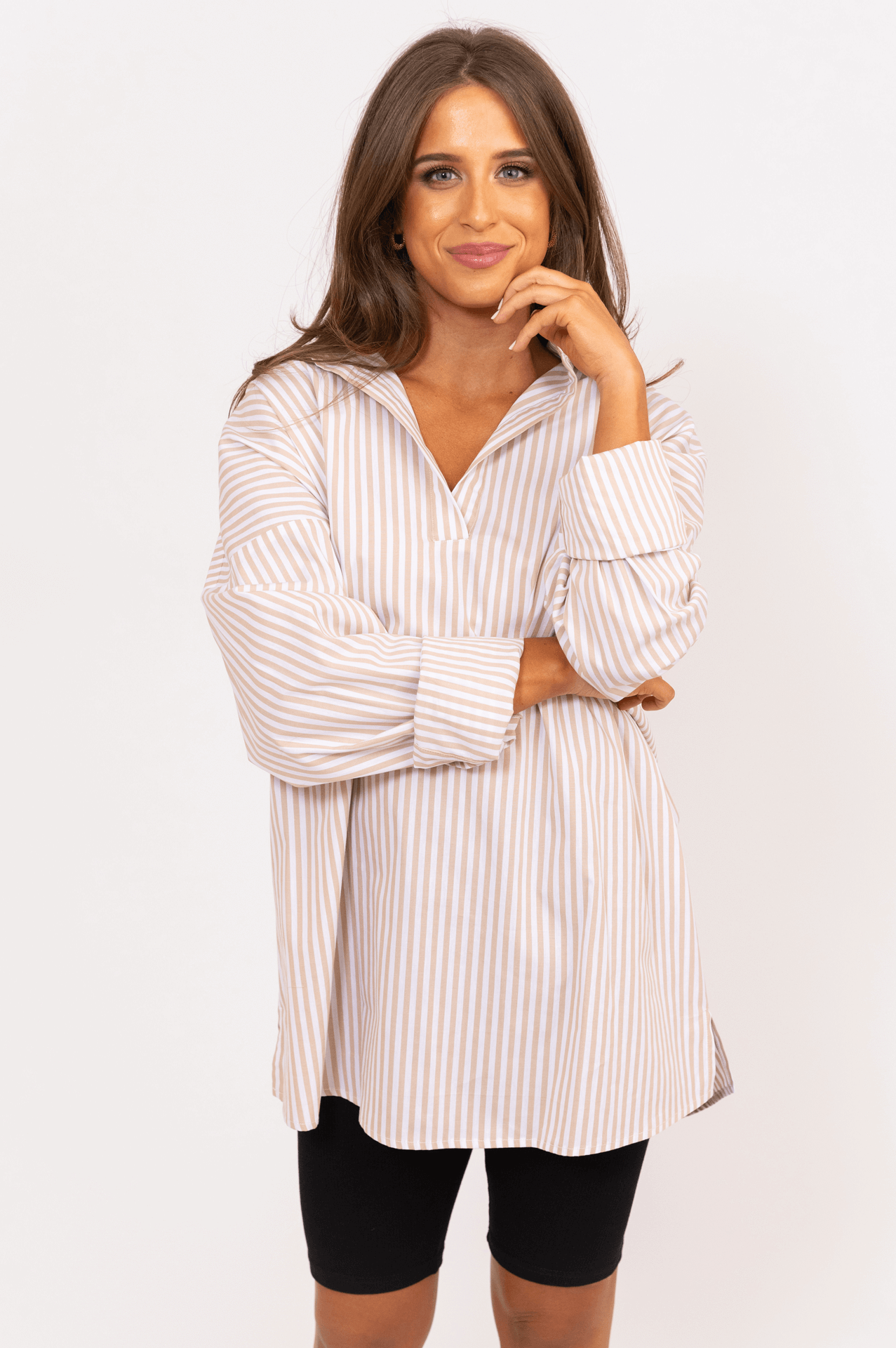 Poplin Striped Tunic