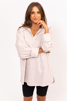 Poplin Striped Tunic