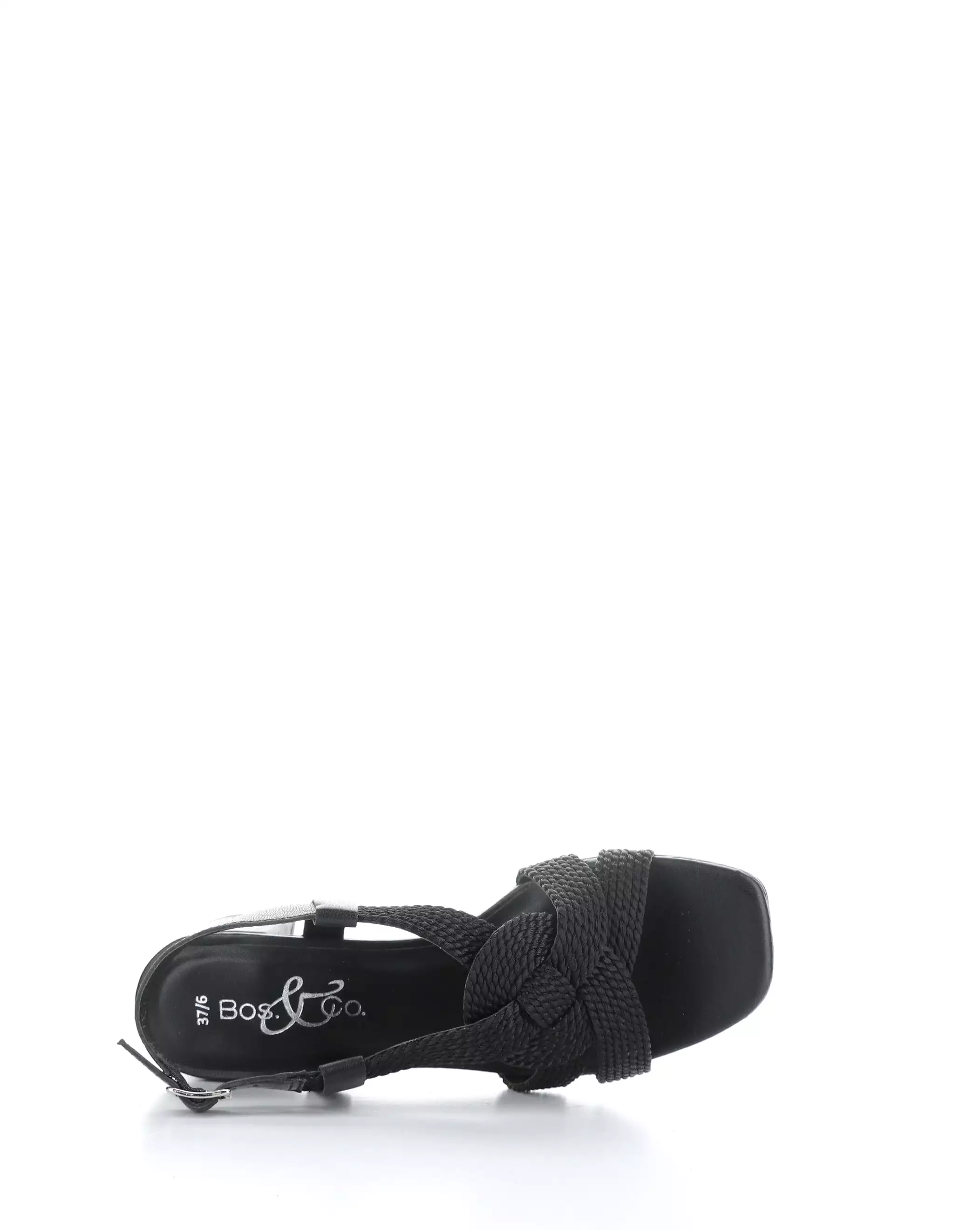 Positive BLACK Buckle Sandals