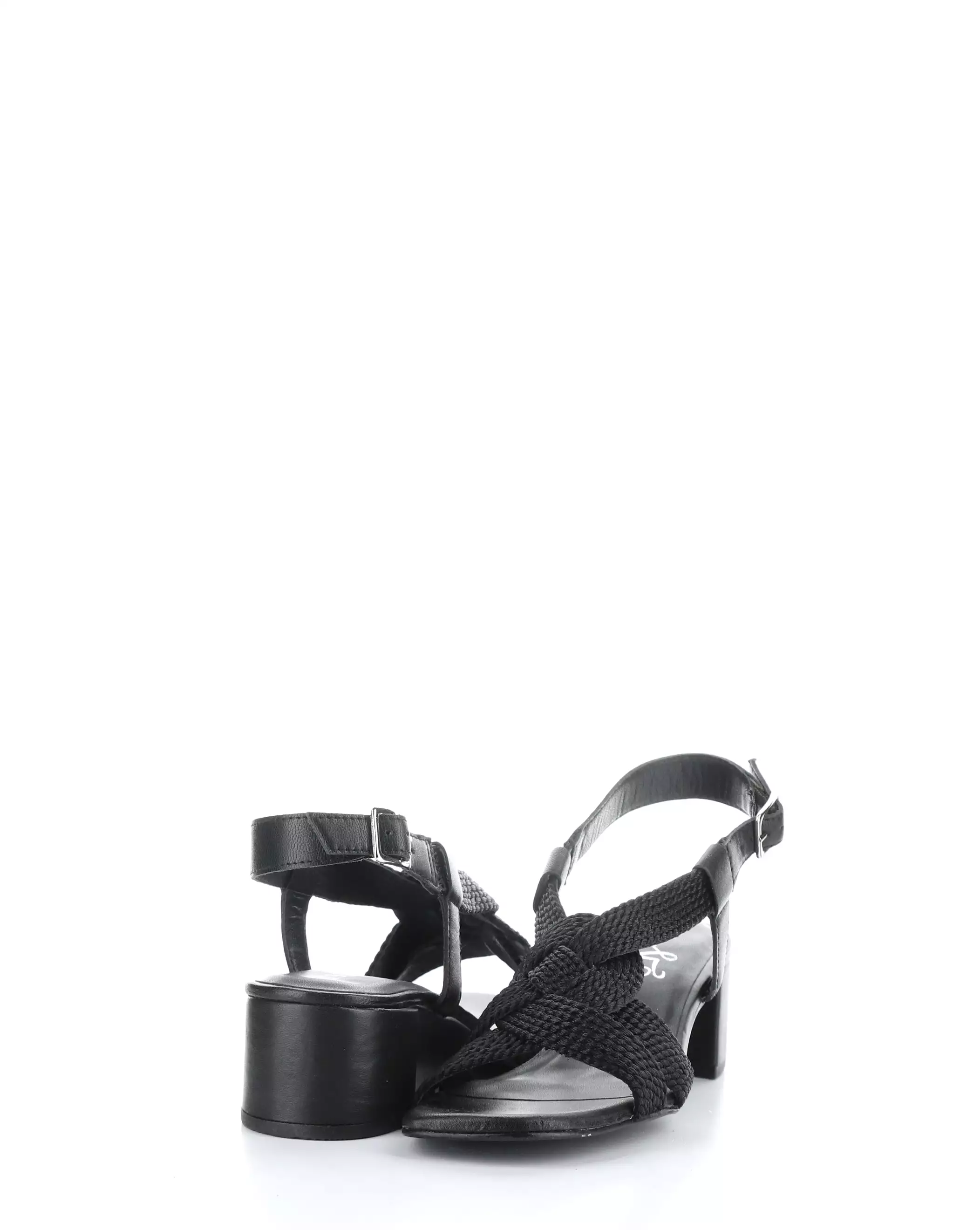 Positive BLACK Buckle Sandals