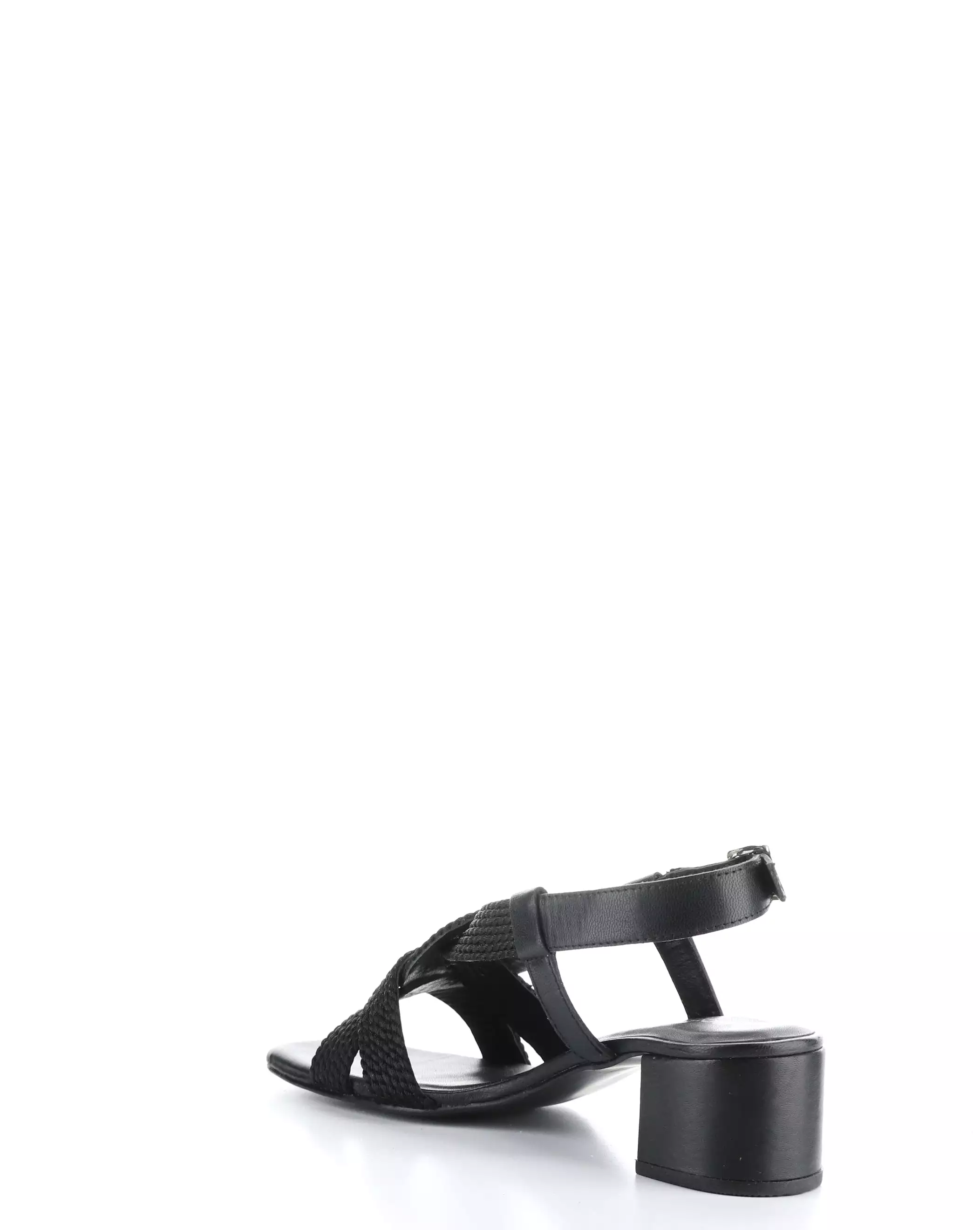 Positive BLACK Buckle Sandals