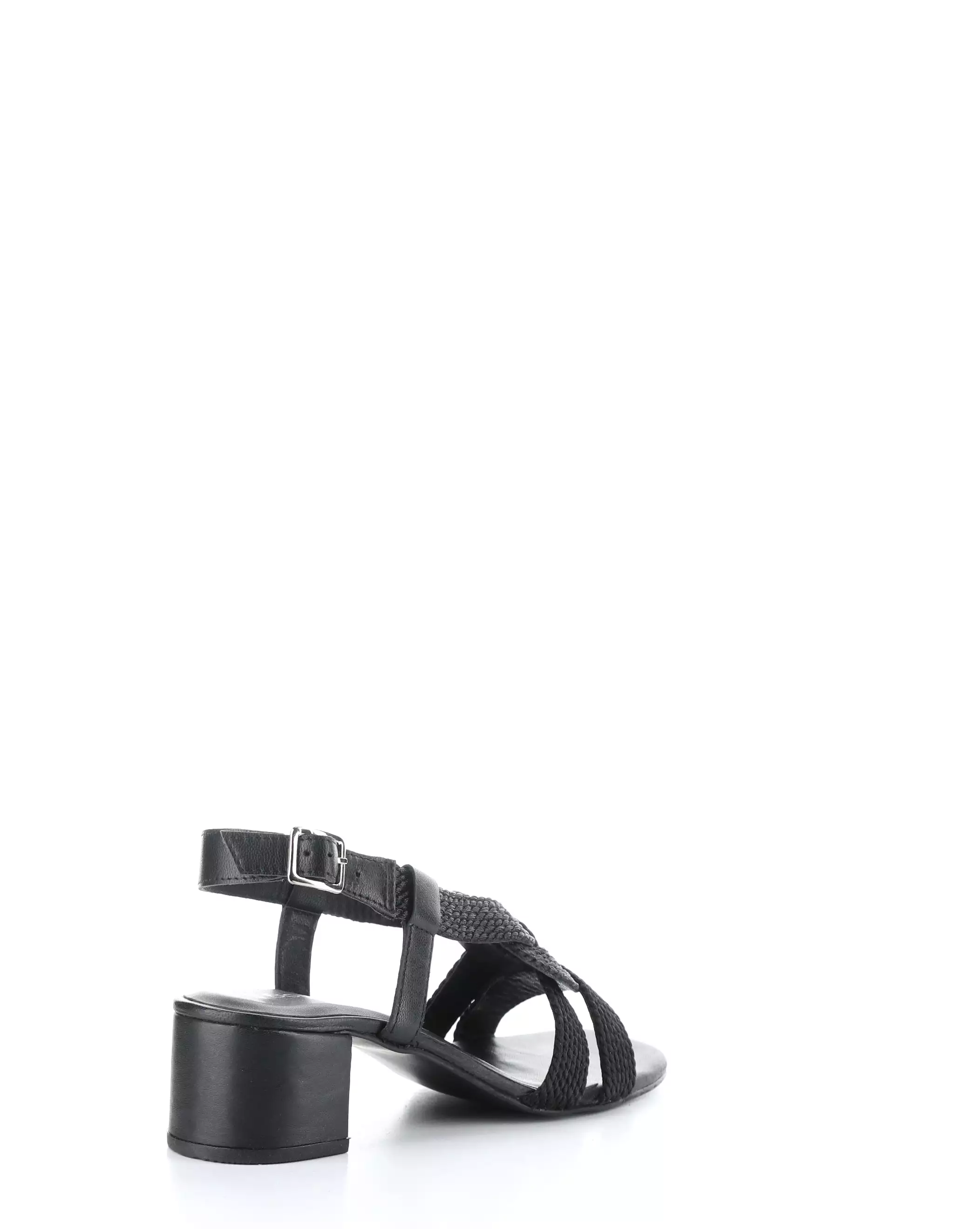 Positive BLACK Buckle Sandals