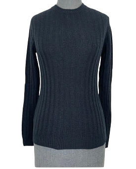 PRADA Cashmere Ribbed Sweater Small