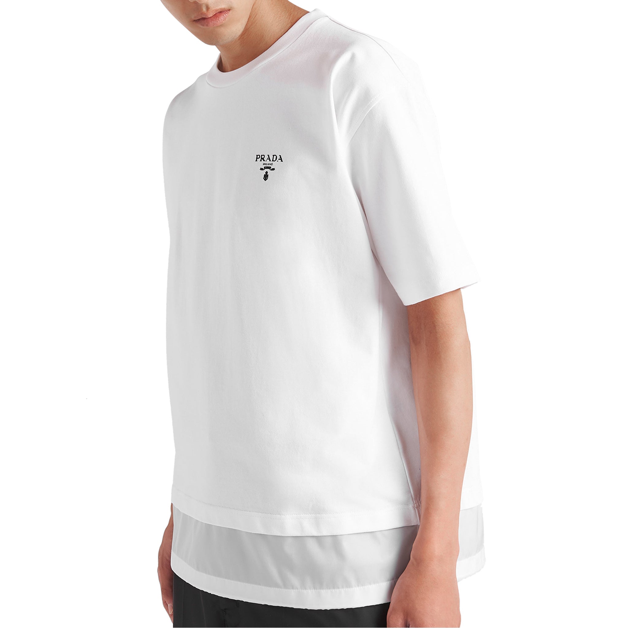 Prada Nylon Jersey T Shirt