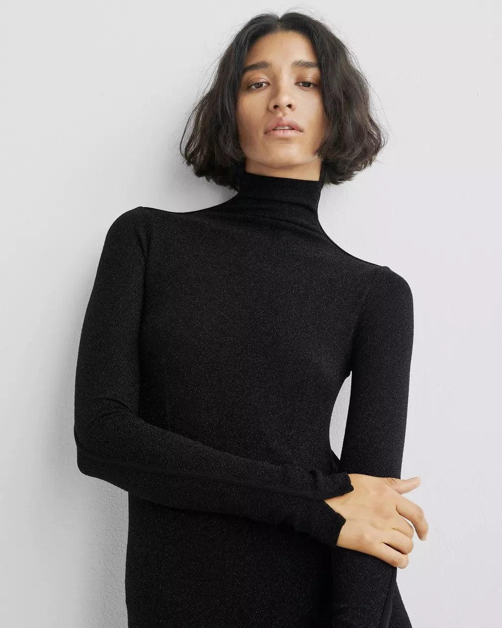 Rag & Bone Lilith Metallic Turtleneck Dress - Result: Rag & Bone Metallic Turtleneck Dress