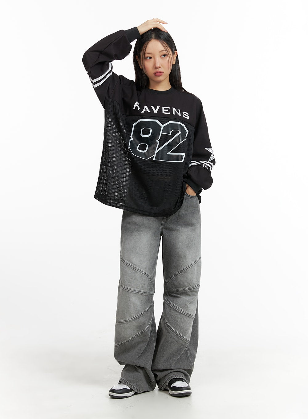 Ravens 82 Long Sleeve Sporty Jersey - Unisex (CM419)