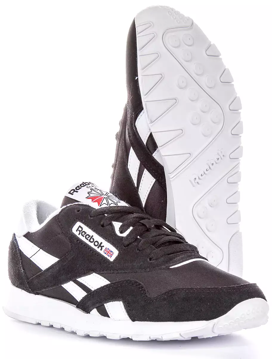 Reebok Classic Nylon Black White Men