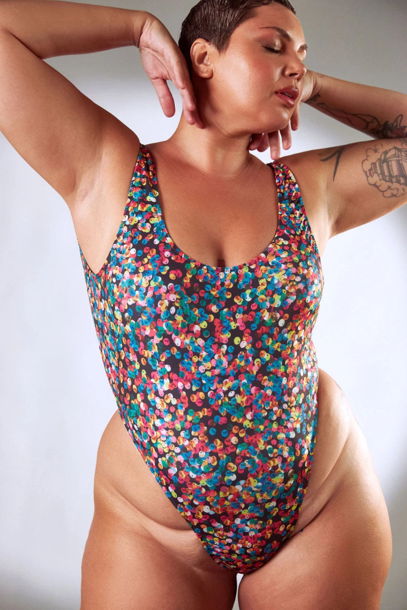 Rolling Perigo Bodysuit - Confetti: Shop Now