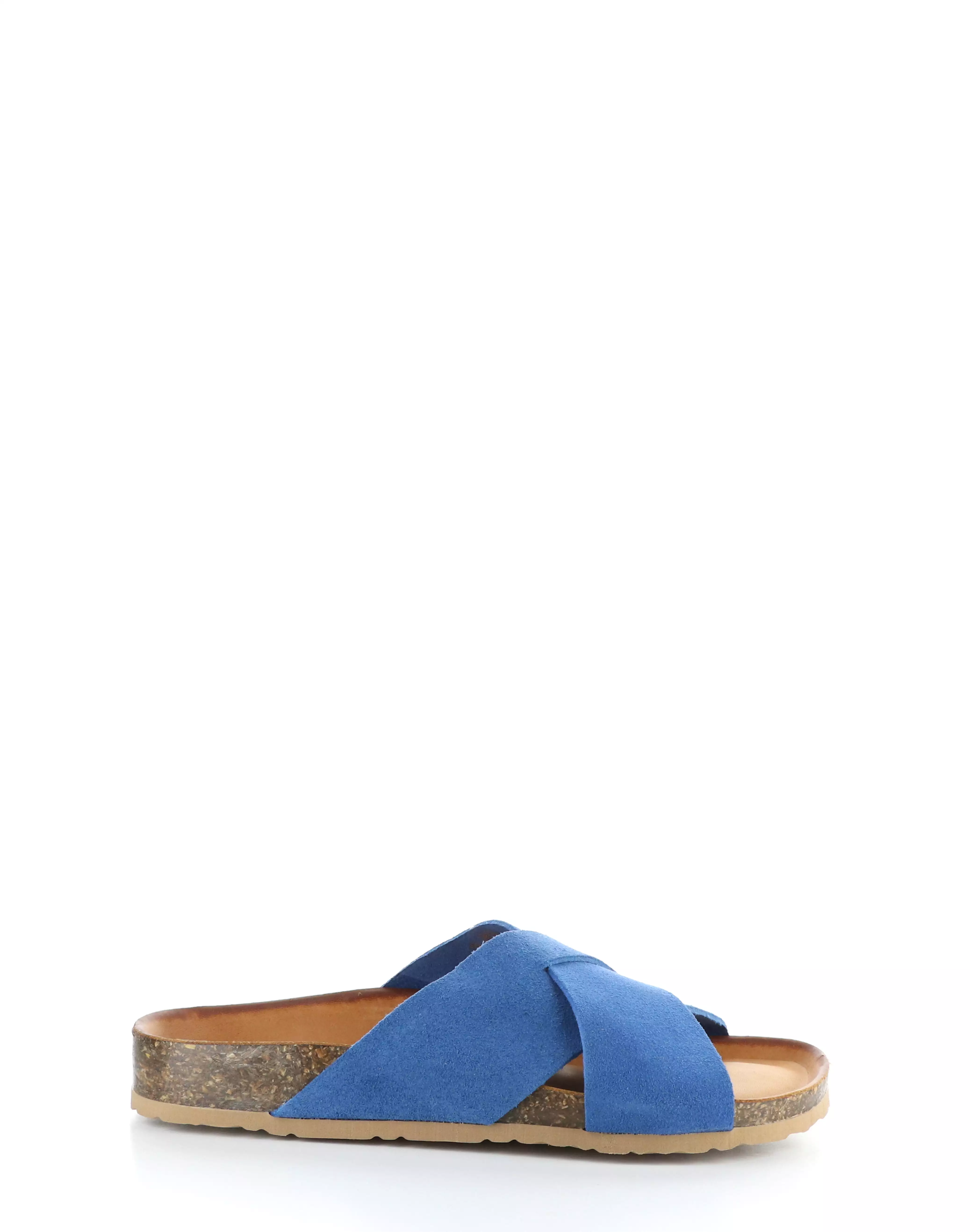 Royal Blue Slip-on Sandals