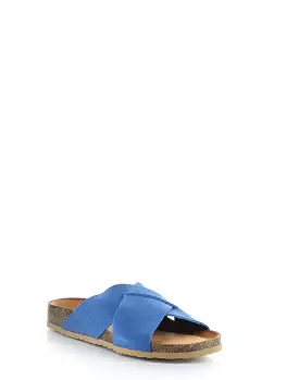 Royal Blue Slip-on Sandals