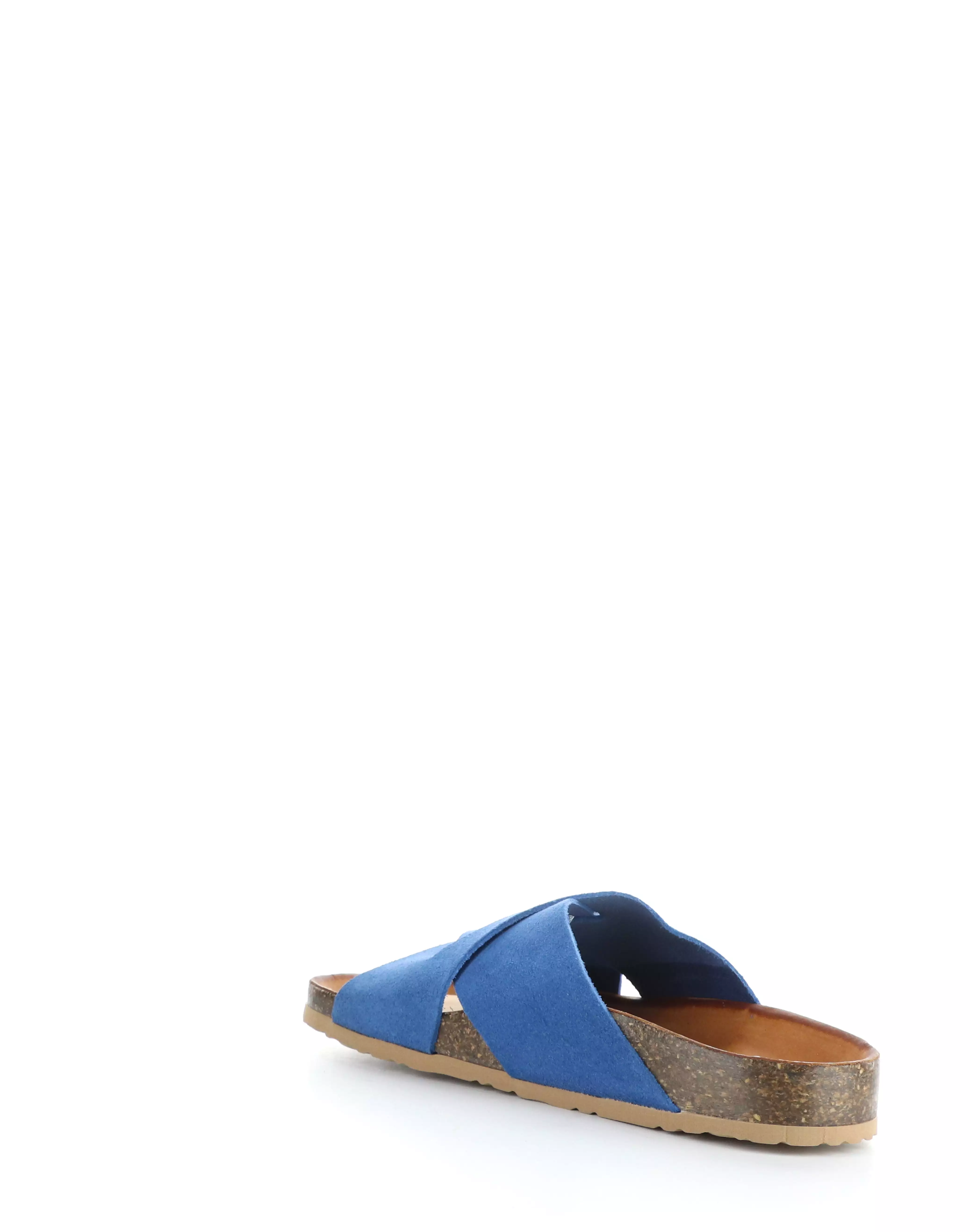 Royal Blue Slip-on Sandals