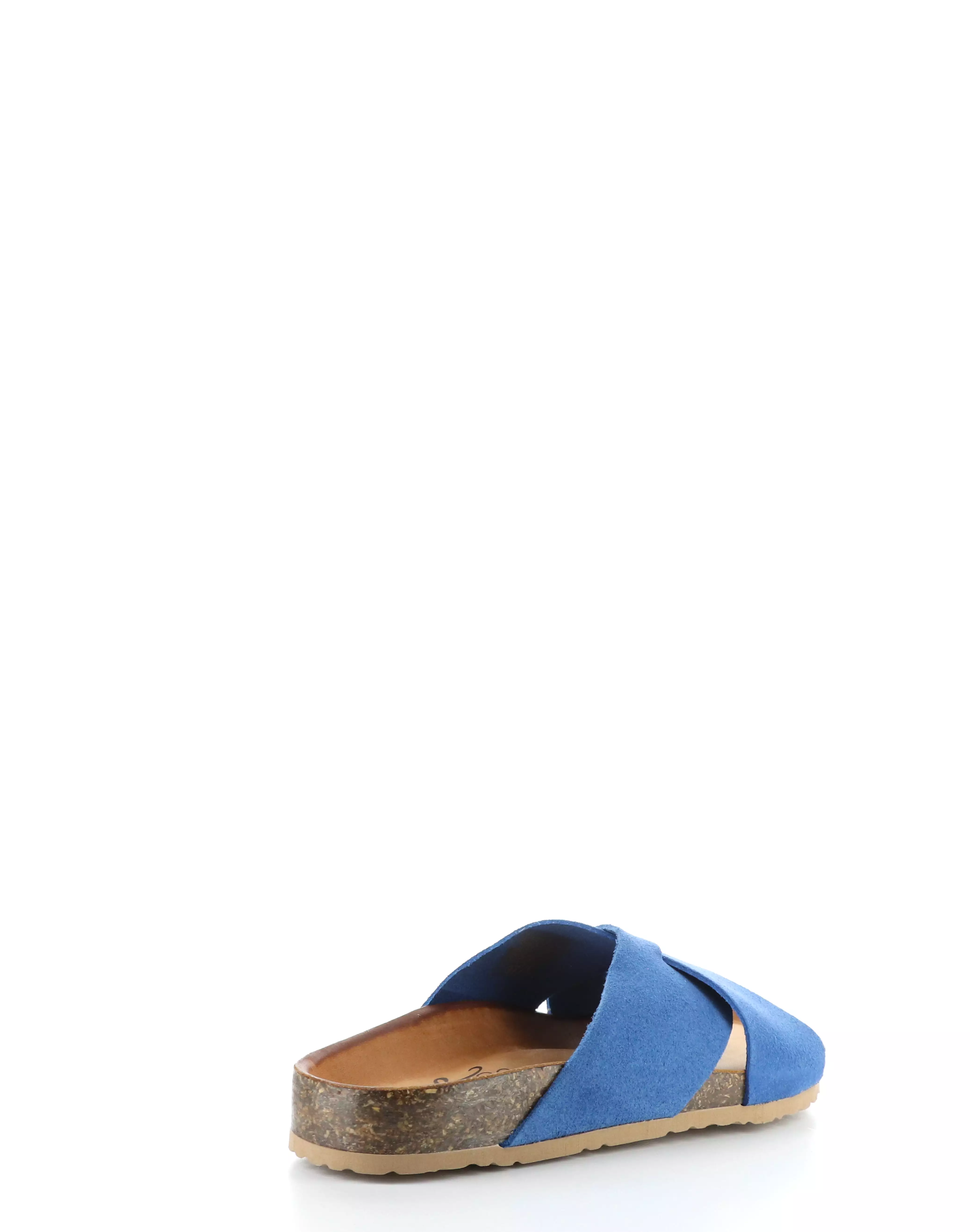 Royal Blue Slip-on Sandals