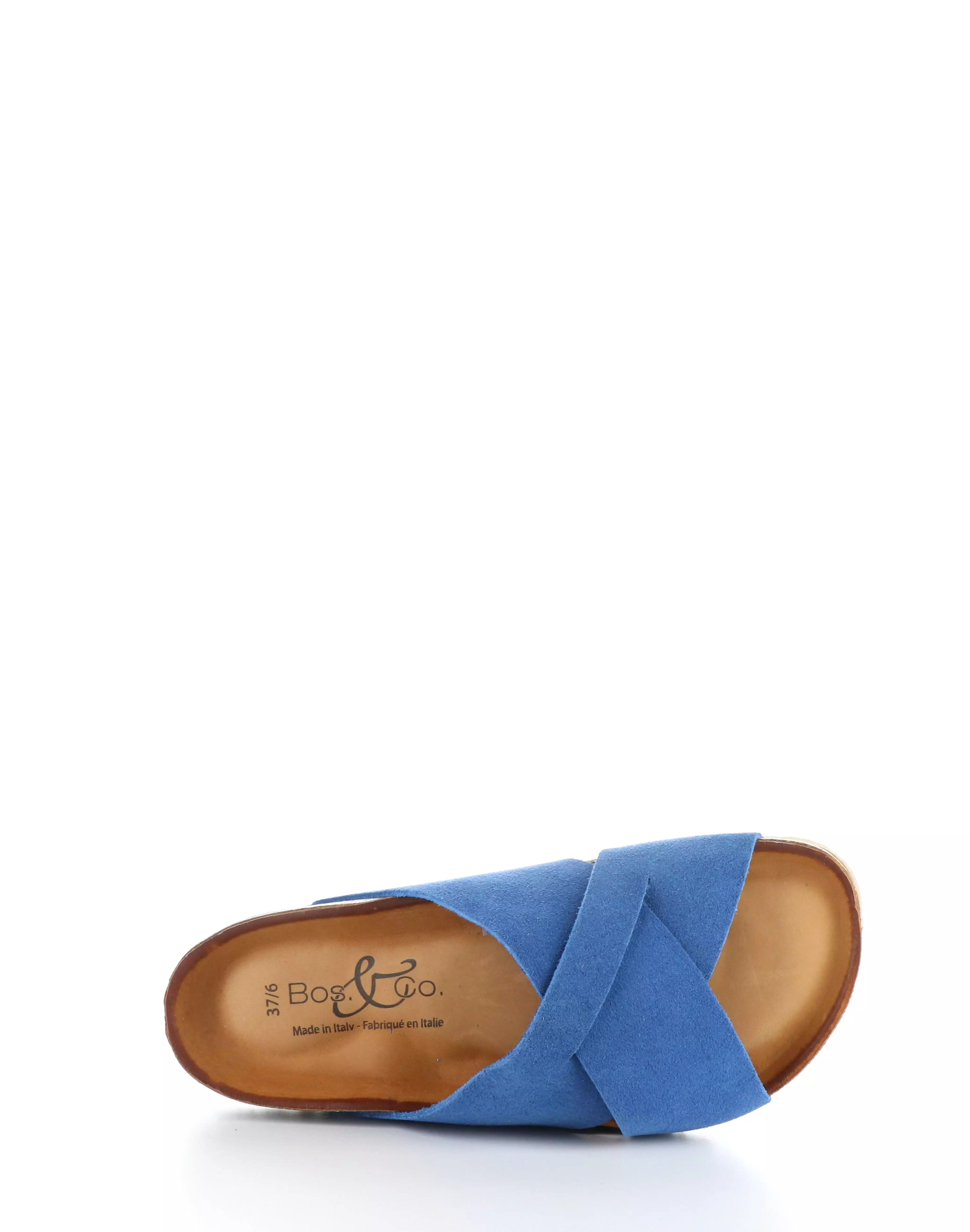 Royal Blue Slip-on Sandals