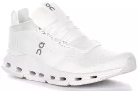 Running Cloudnova Men White Shoes