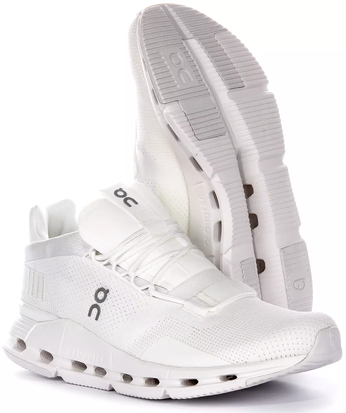 Running Cloudnova Men White Shoes