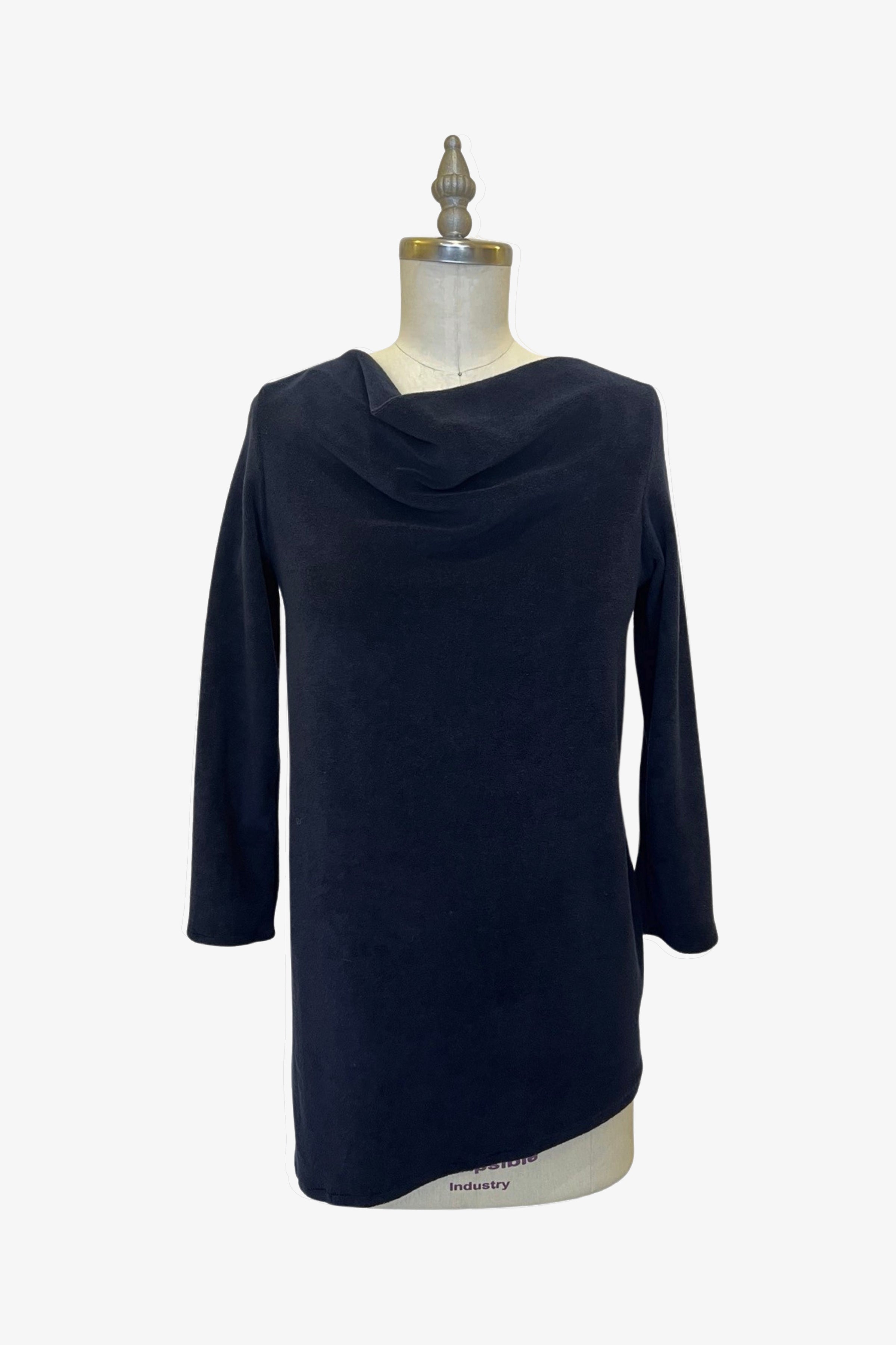 SALE Trapezoid Tunic | Midnight Terry