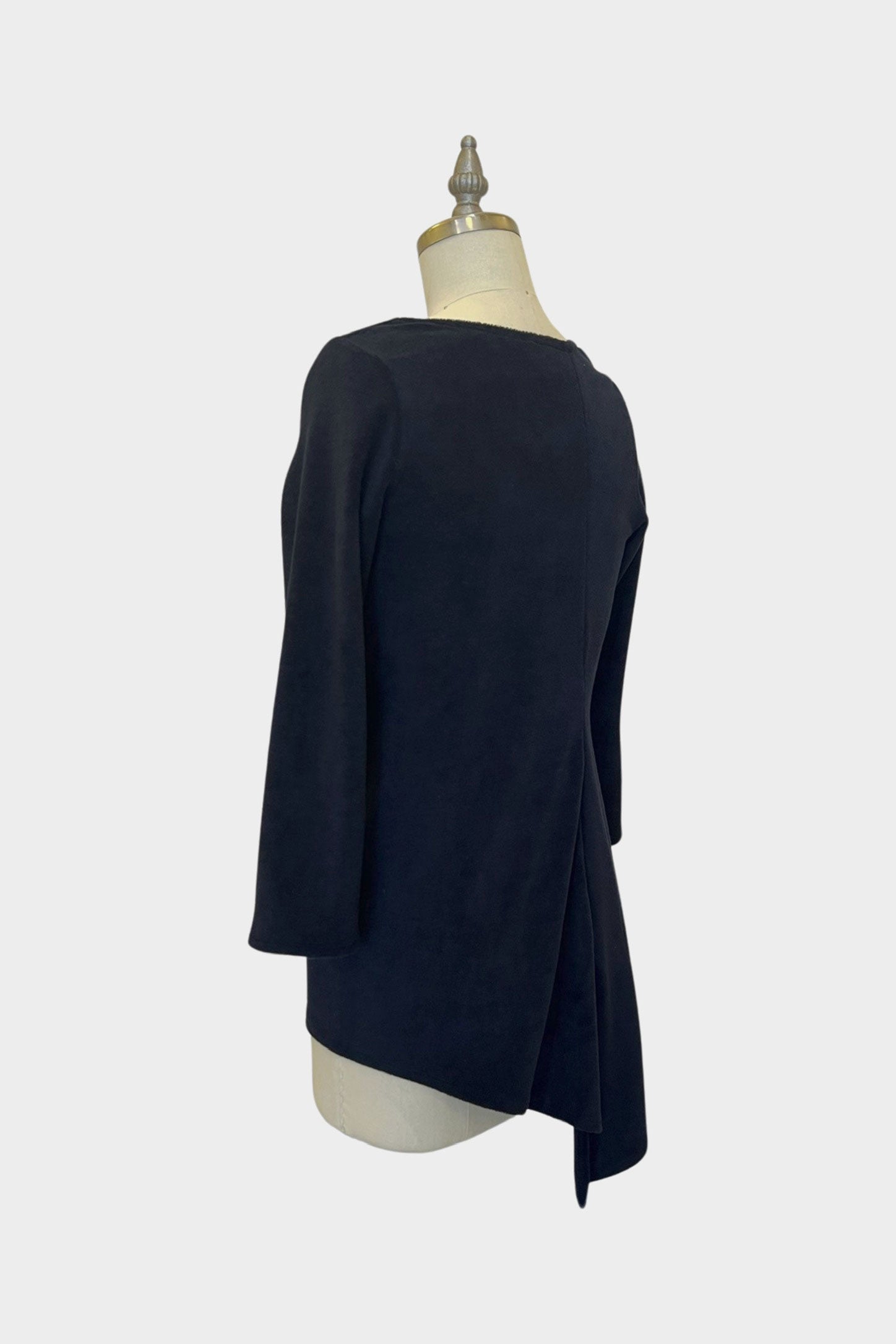 SALE Trapezoid Tunic | Midnight Terry