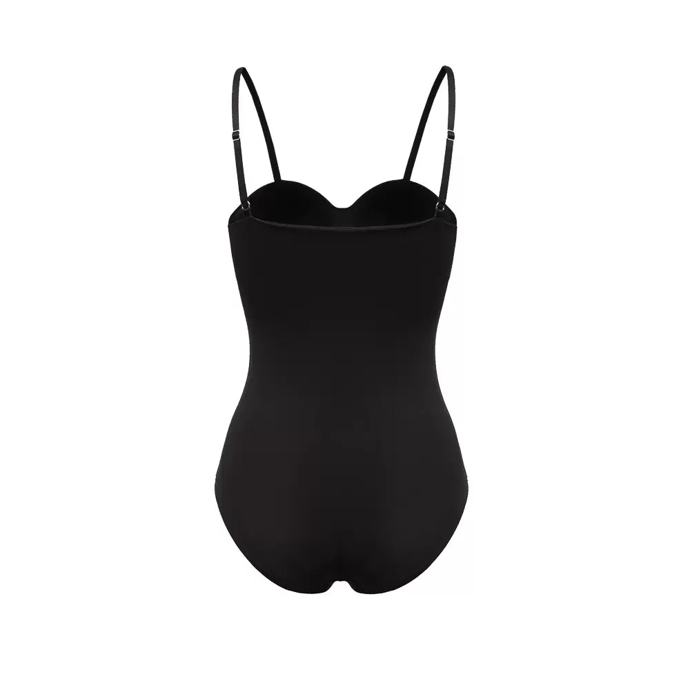 Santa Bodysuit Black