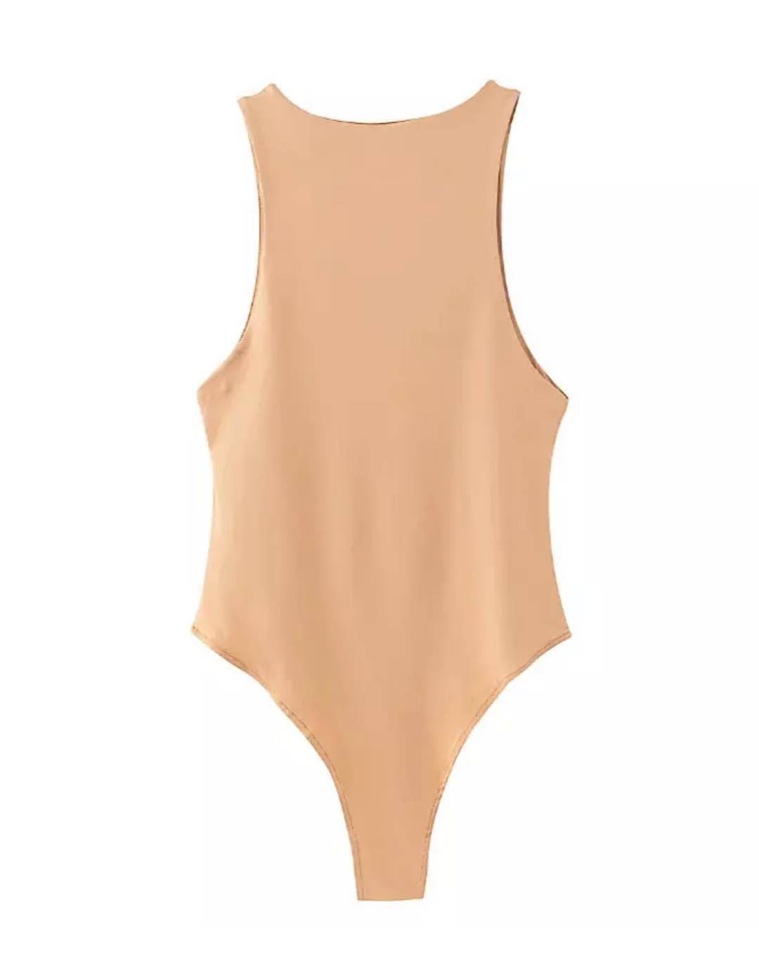 Scoop Neck Sleeveless Bodysuit