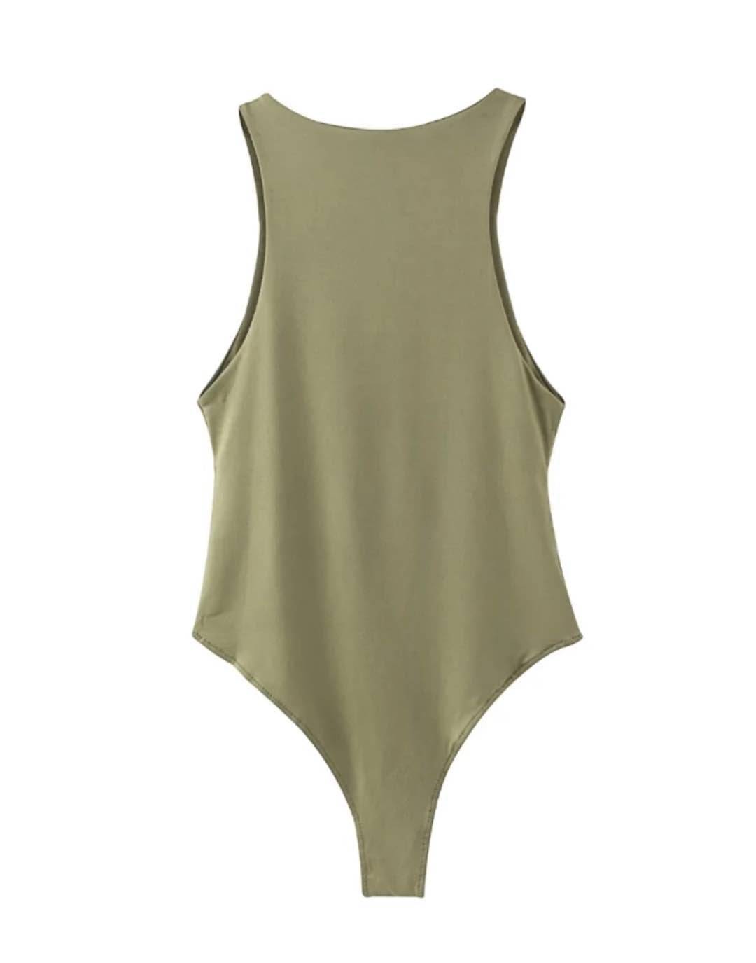 Scoop Neck Sleeveless Bodysuit