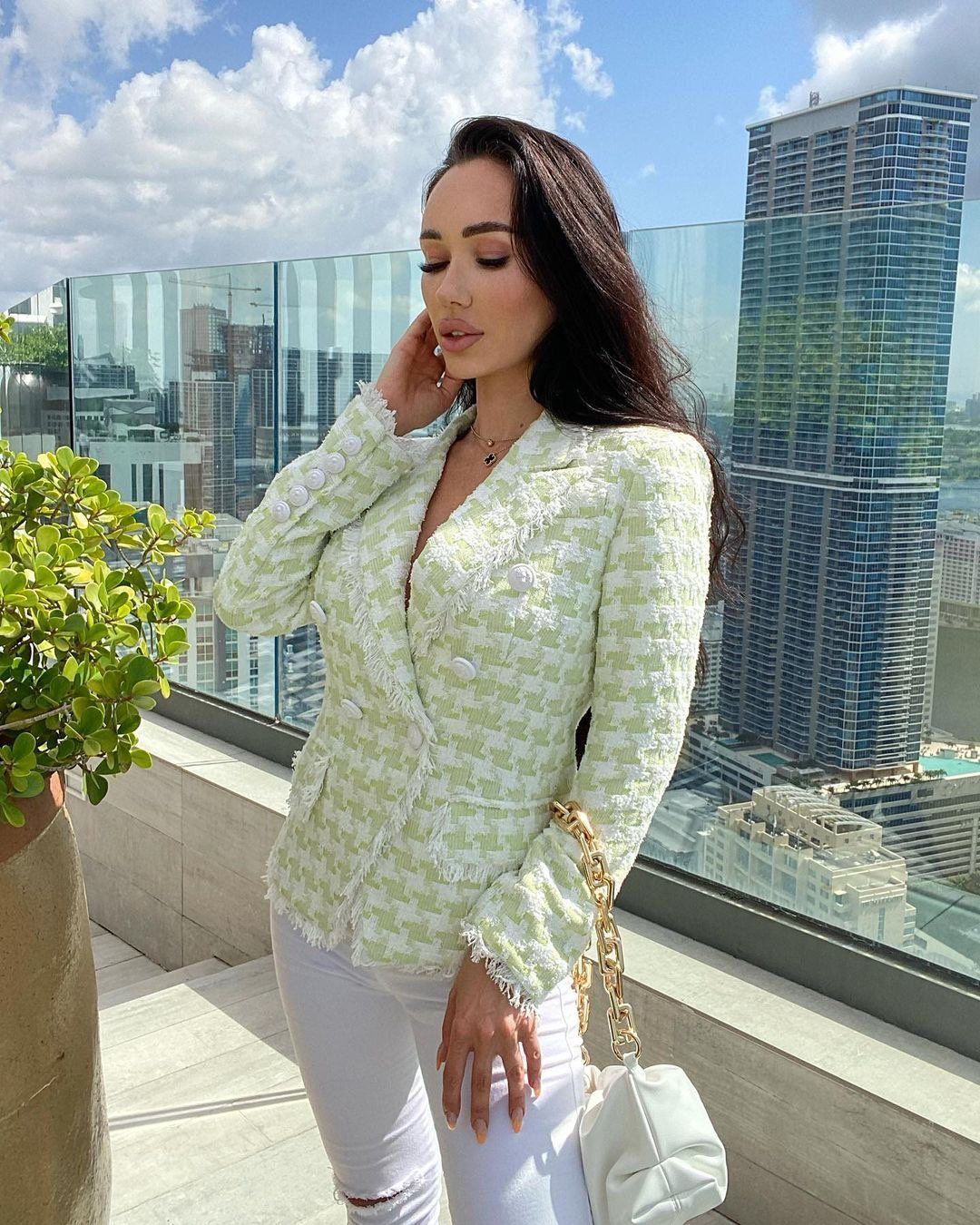 Shalia Green Blazer - Available for Purchase Now!