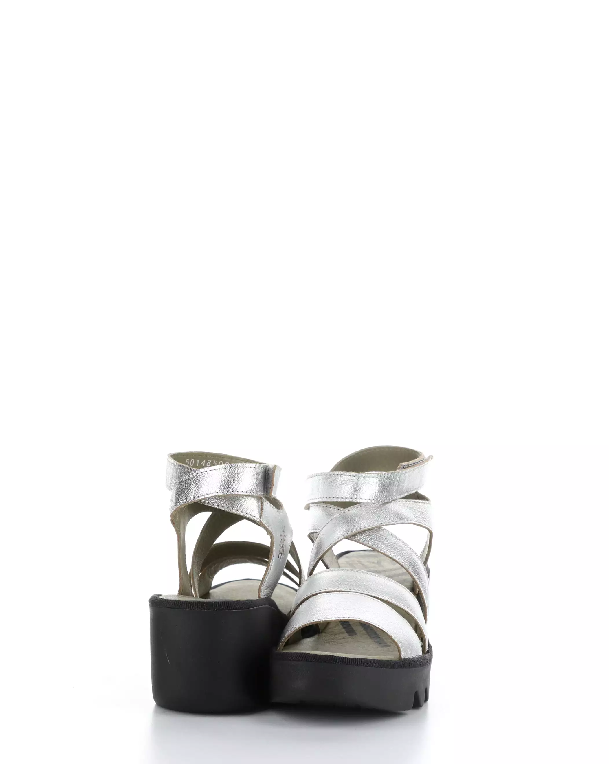 Silver Velcro Sandals - BAFY485FLY 000