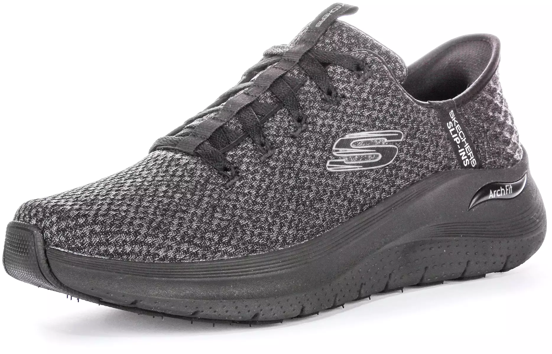 Skechers Arch Fit 2.0 Slip Ons Black Men