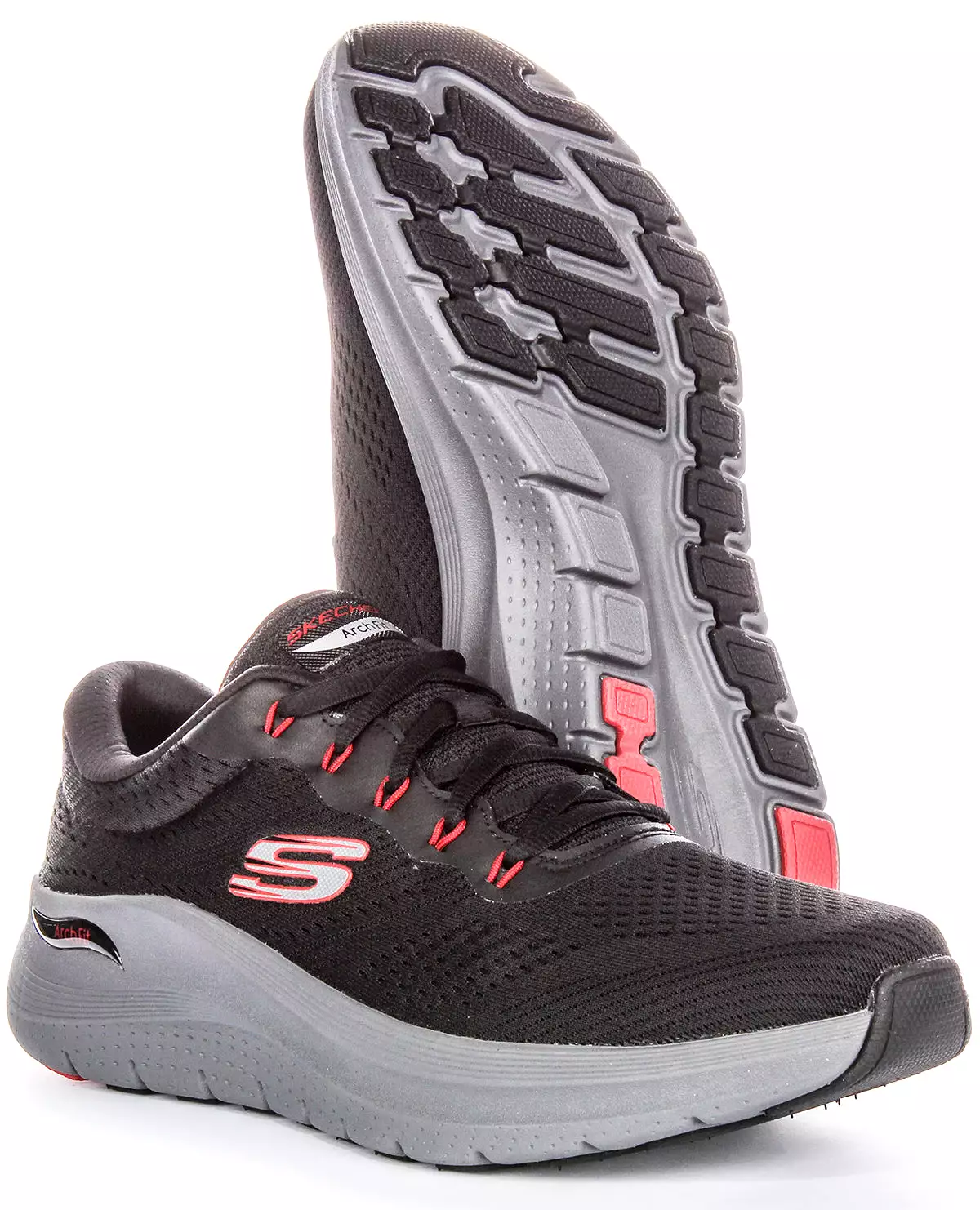 Skechers Arch Fit 2.0 Trainer Black Red Men