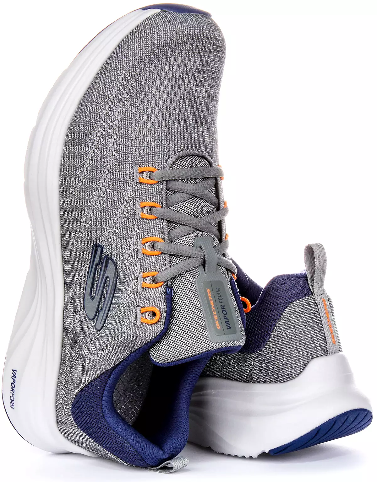 Skechers Men's Grey Navy Vapor Foam Shoes