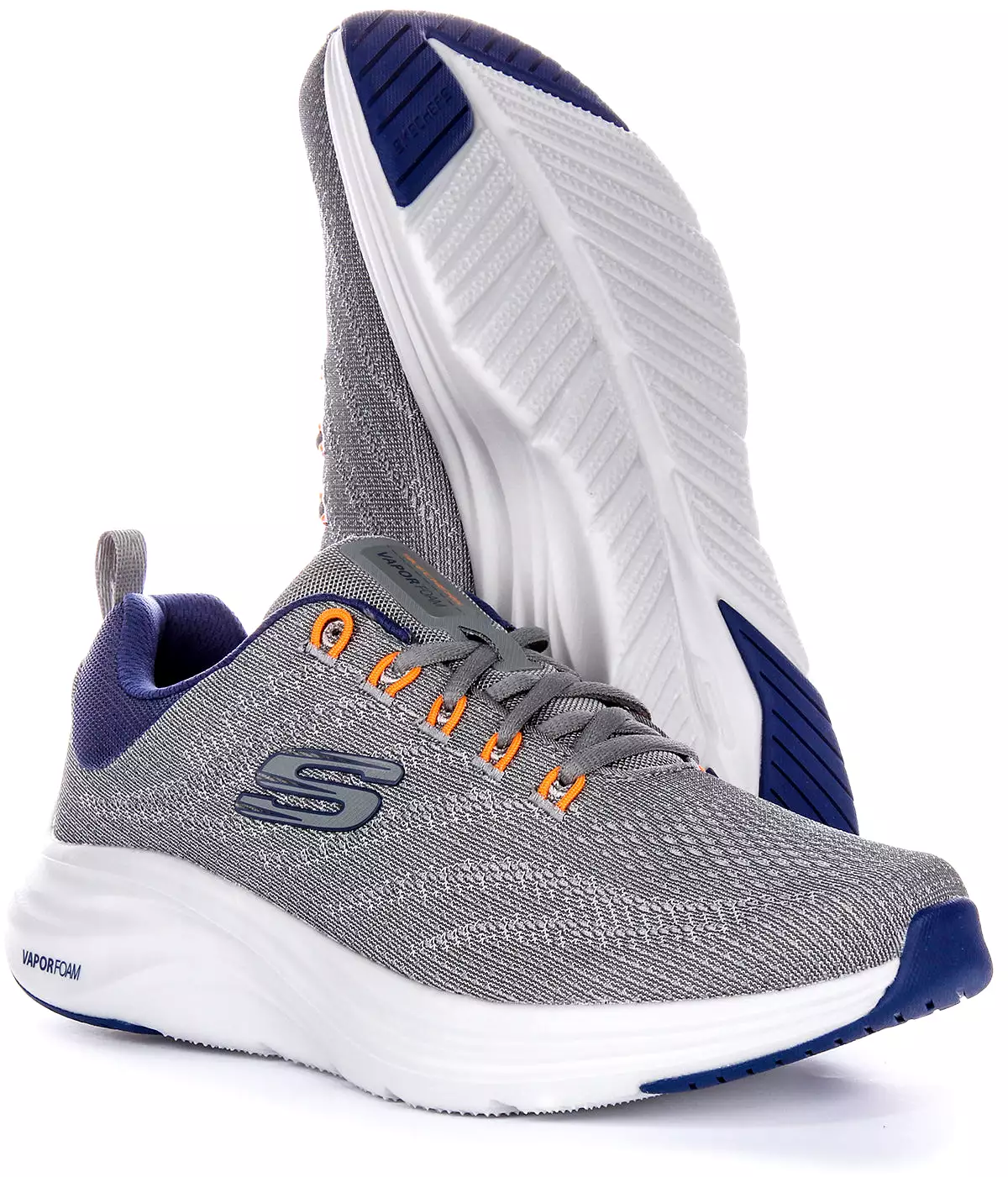 Skechers Men's Grey Navy Vapor Foam Shoes