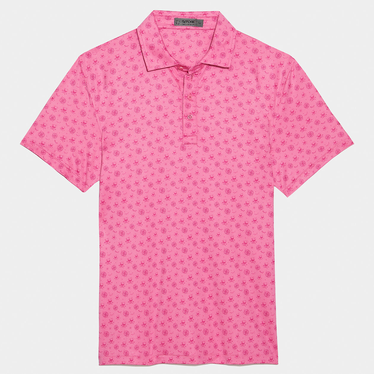 Skull & T's Tech Jersey Polo Sketch