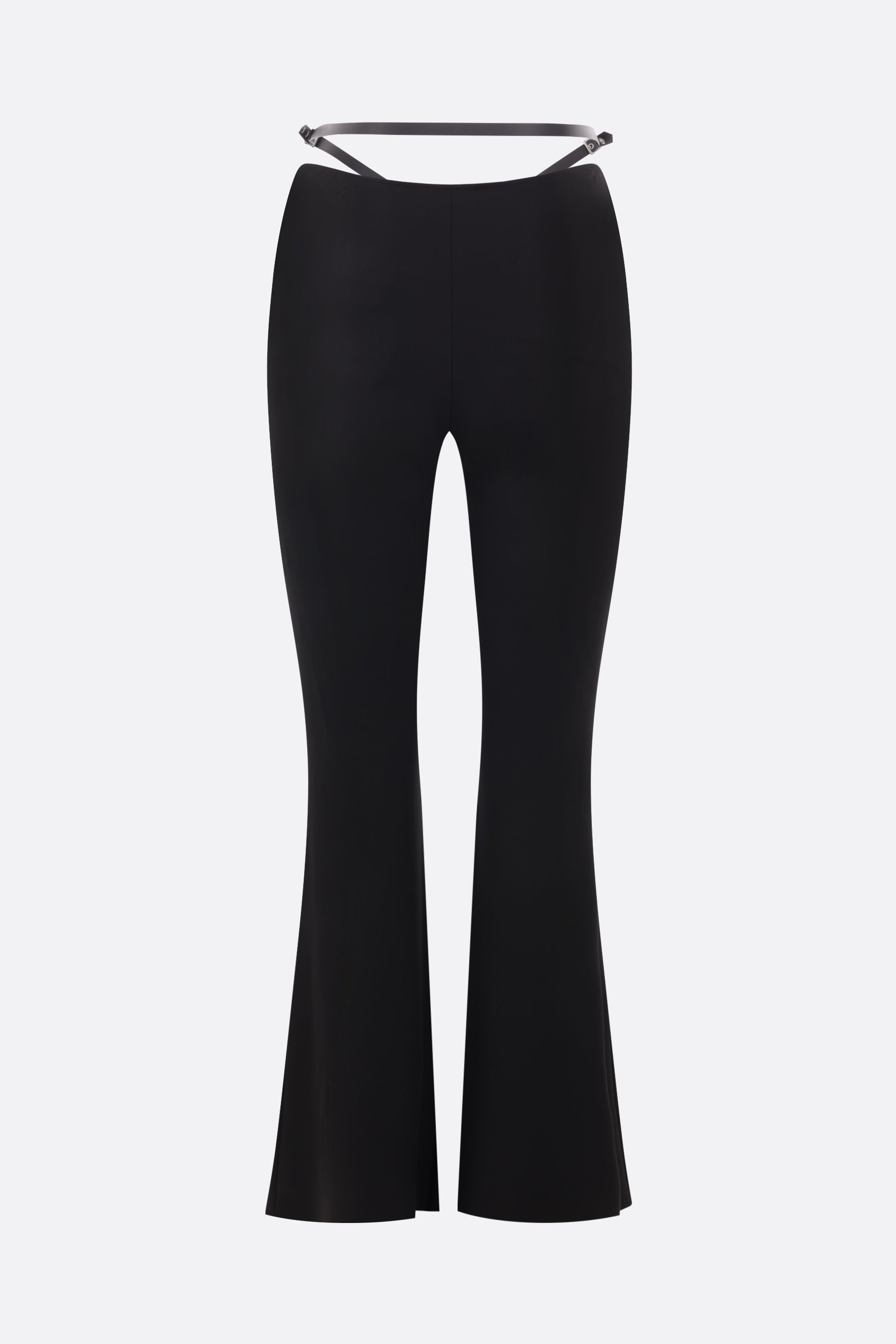 Slash Sangle crepe jersey flare pants - Buy online at discounted prices