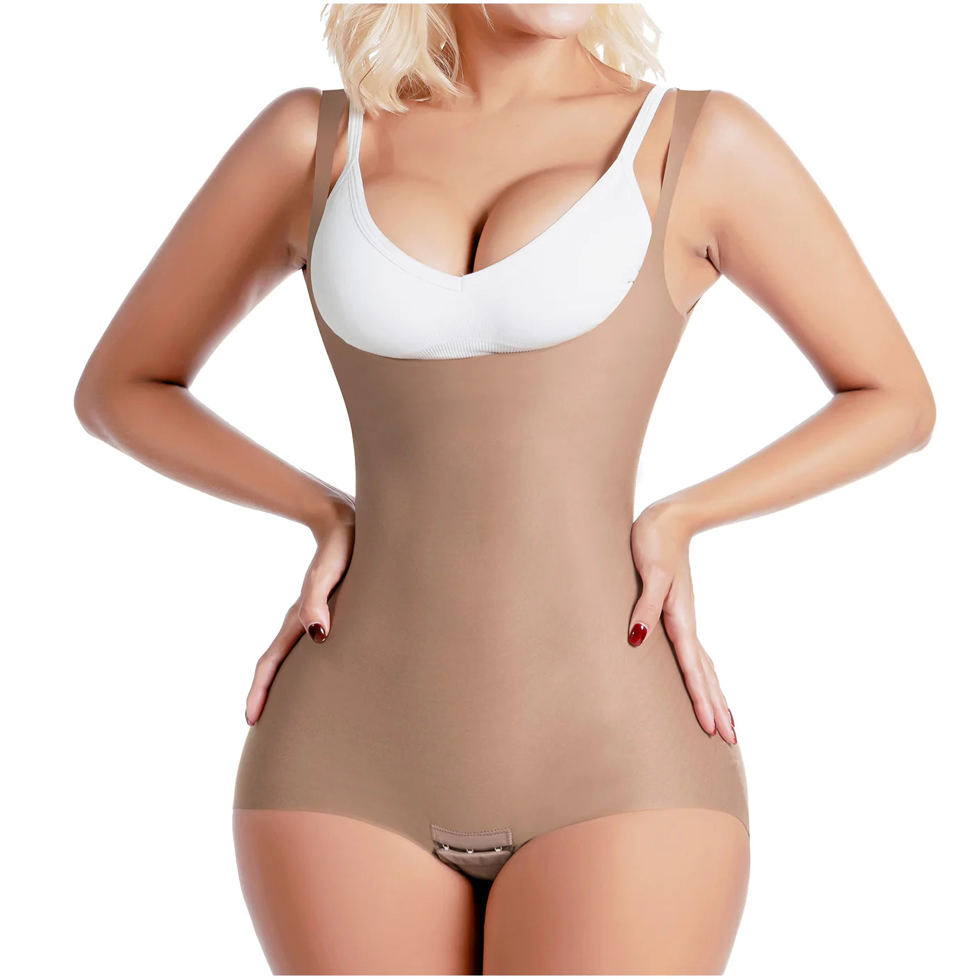 Sonryse SP23NC | Open Bust Bodysuit | Tummy Control for Women | Ultra Light Microfiber