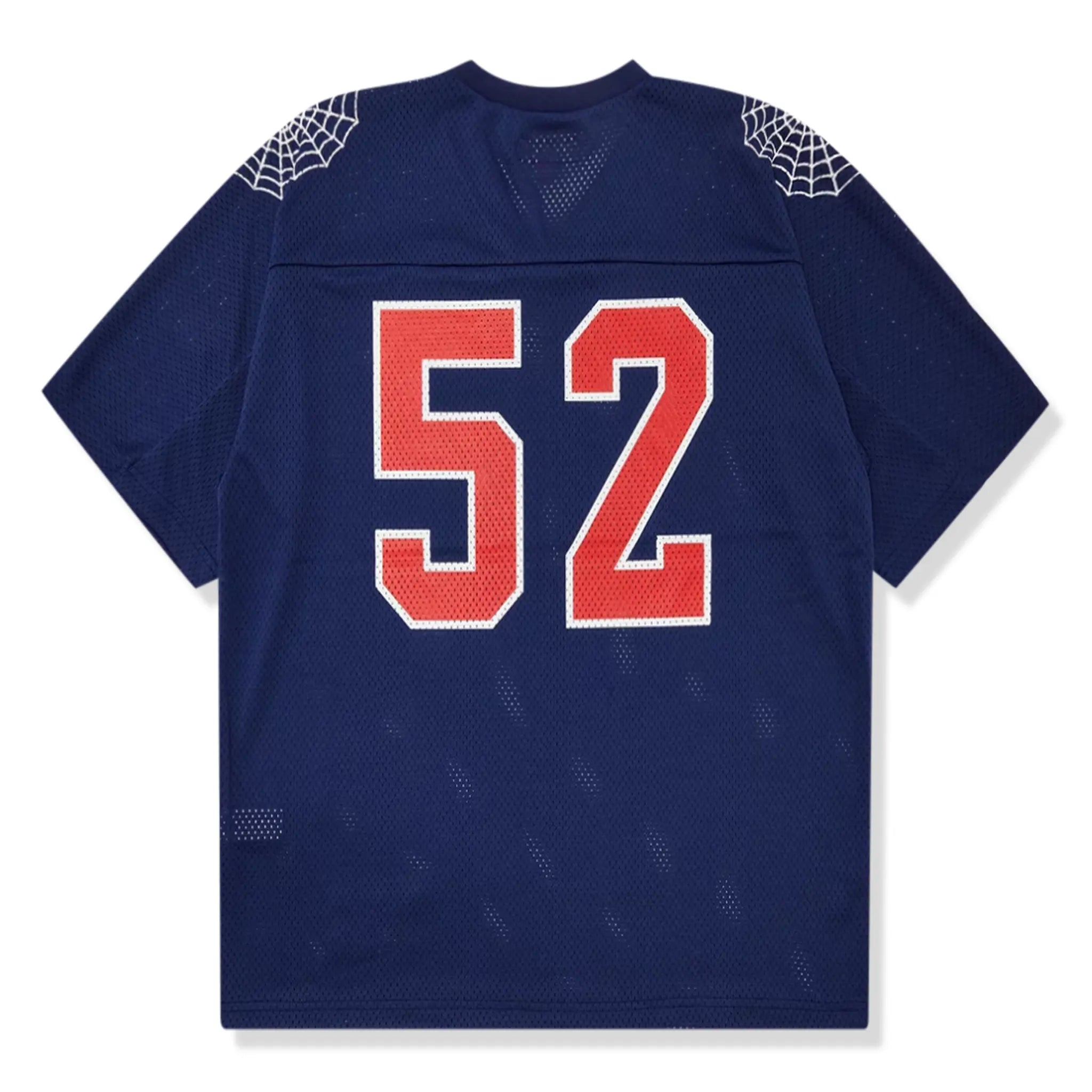 Spiderweb Navy Blue Football Jersey