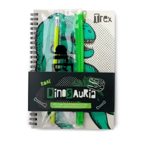 Spiral Bound A5 Lined Notebook - Dinosauria MEMOS06