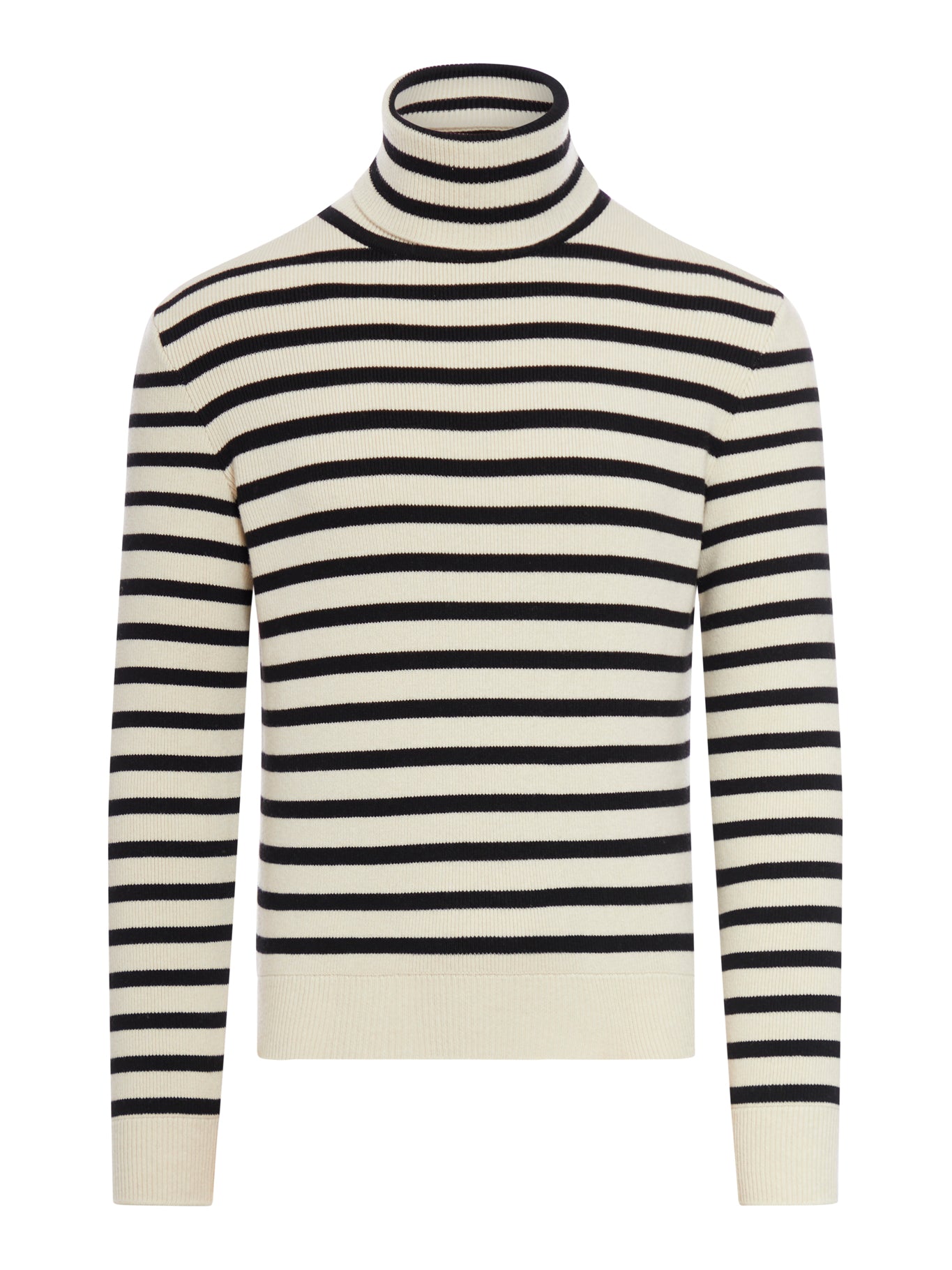 striped turtleneck