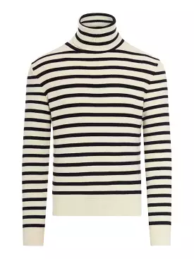 striped turtleneck