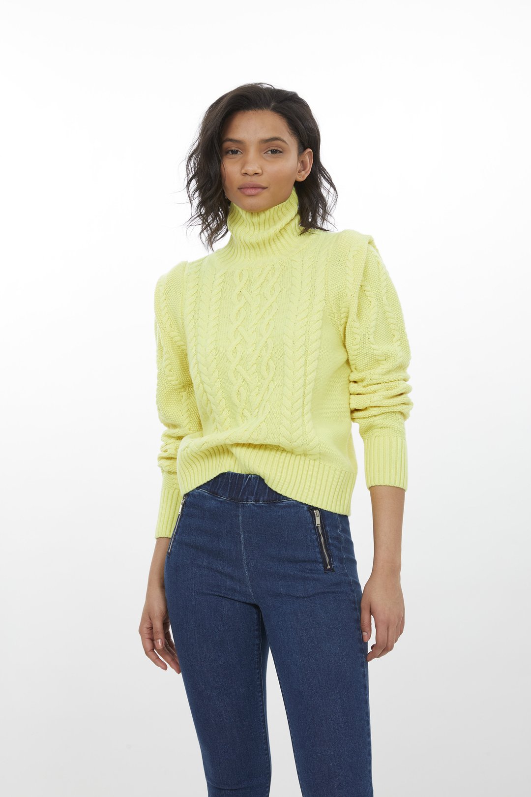 Sunflower Cable Sweater