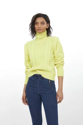 Sunflower Cable Sweater