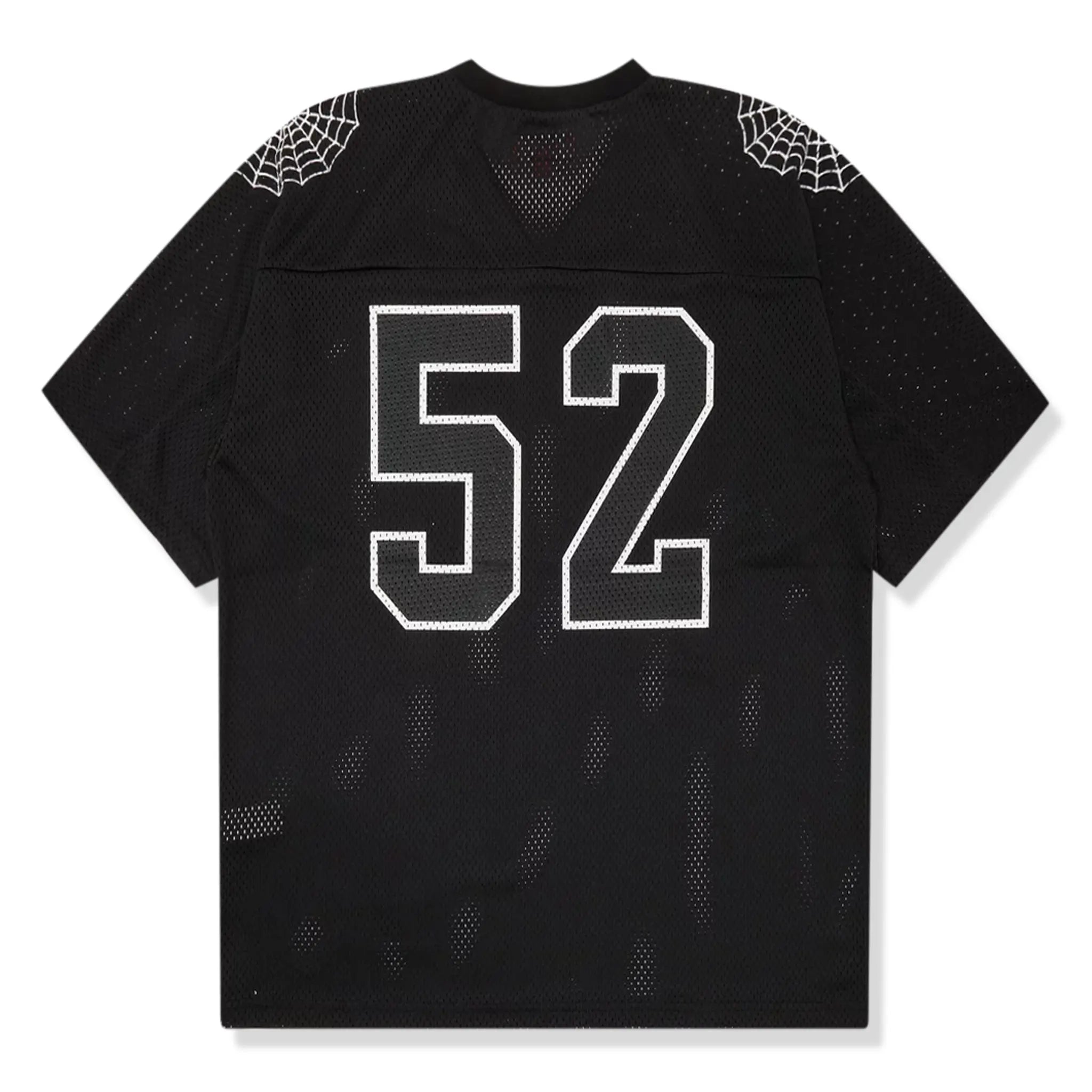 Supreme Spiderweb Black Soccer Jersey