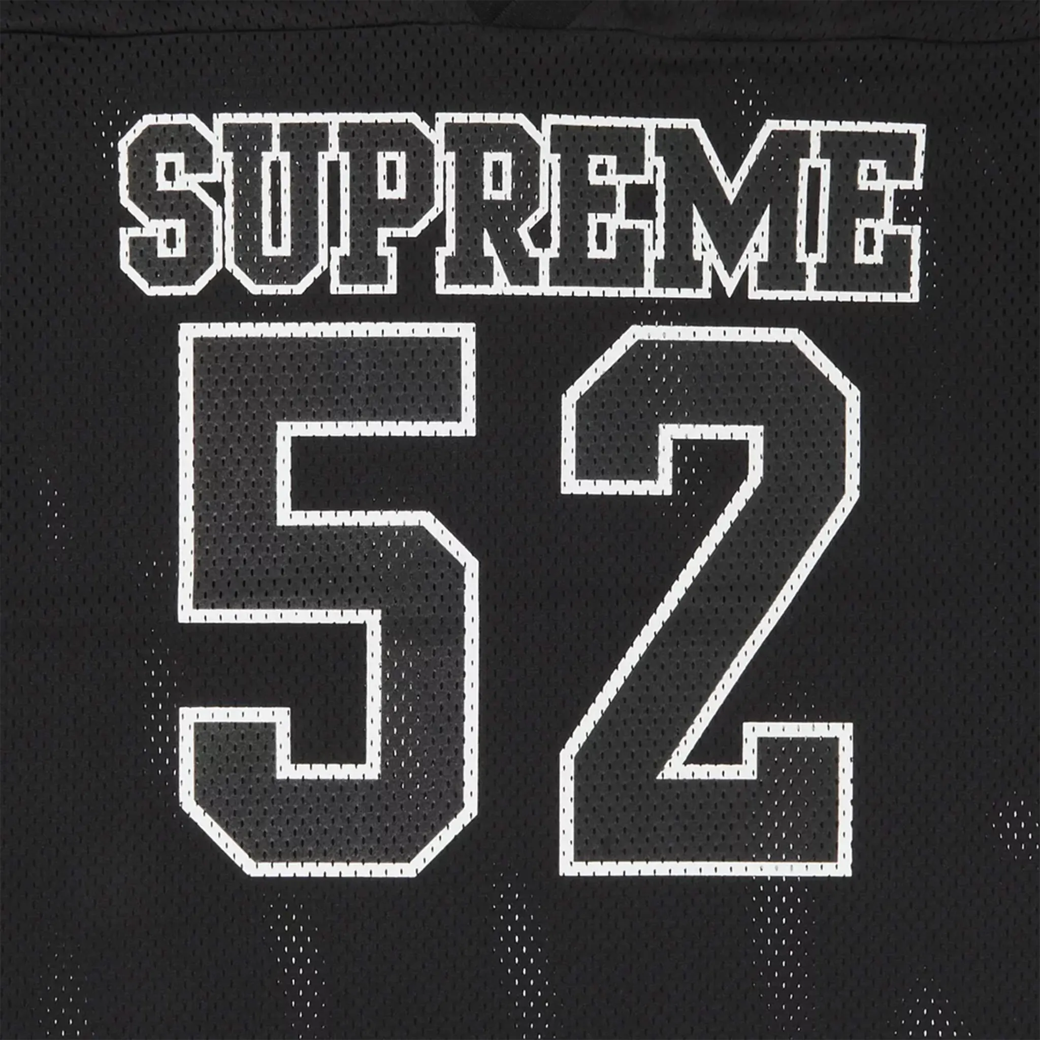 Supreme Spiderweb Black Soccer Jersey