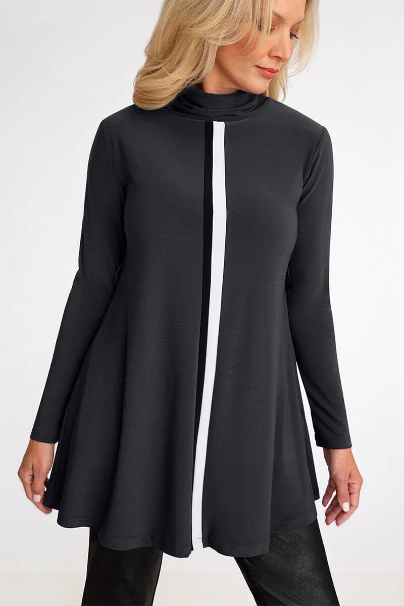 Sympli Turtleneck Trapeze Top - 23188-3