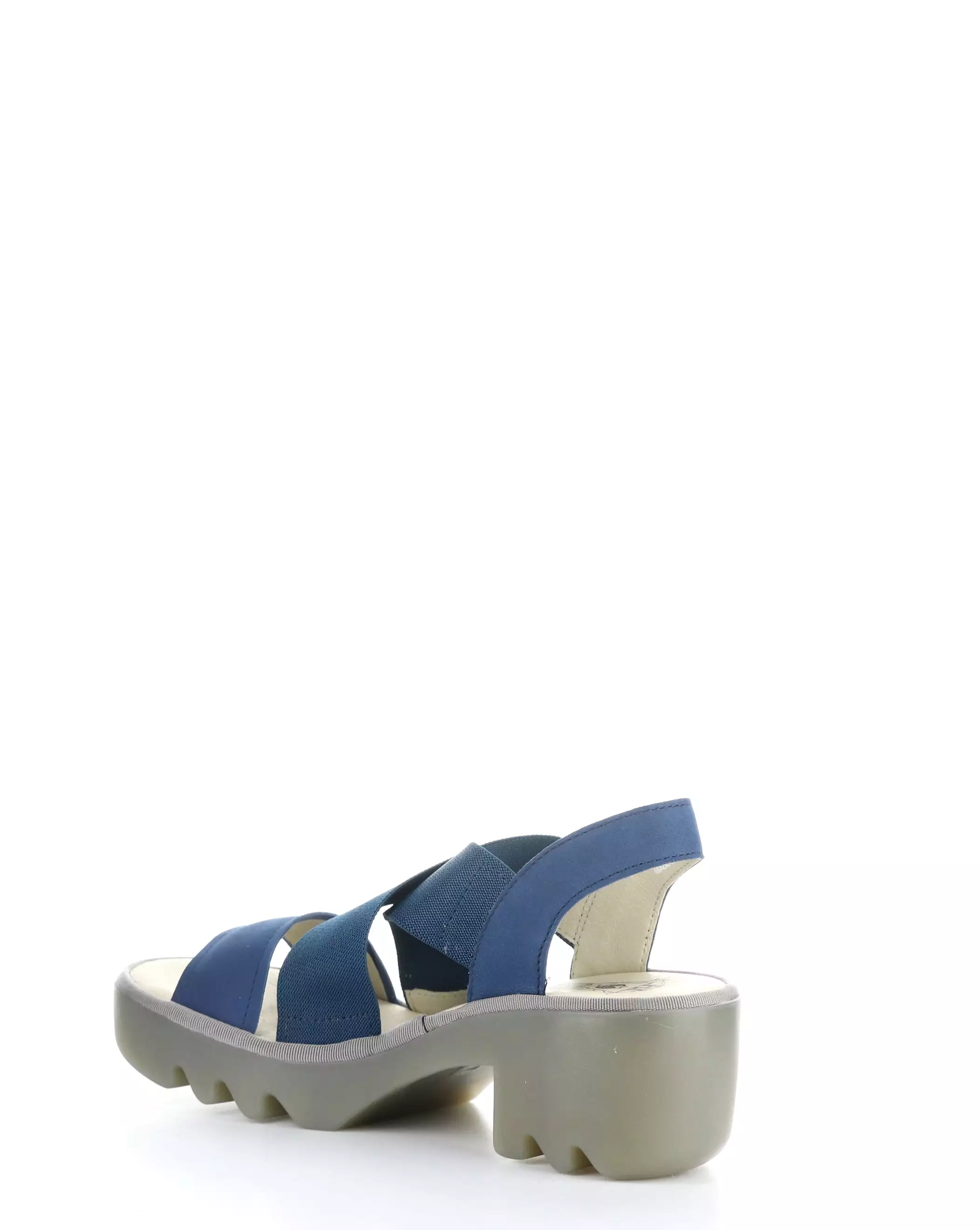 TAJI502FLY 002 BLUE Sandals Round Toe