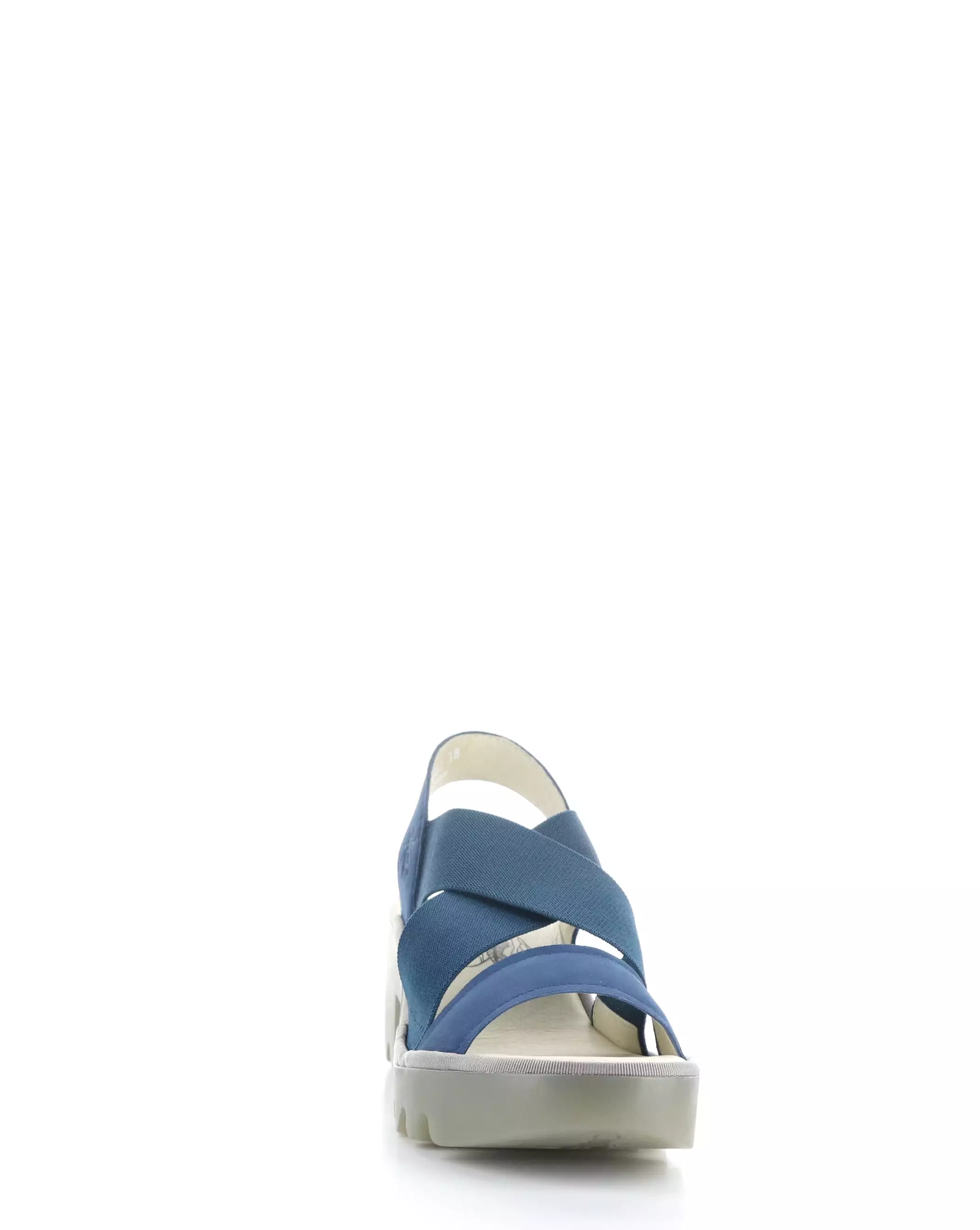 TAJI502FLY 002 BLUE Sandals Round Toe