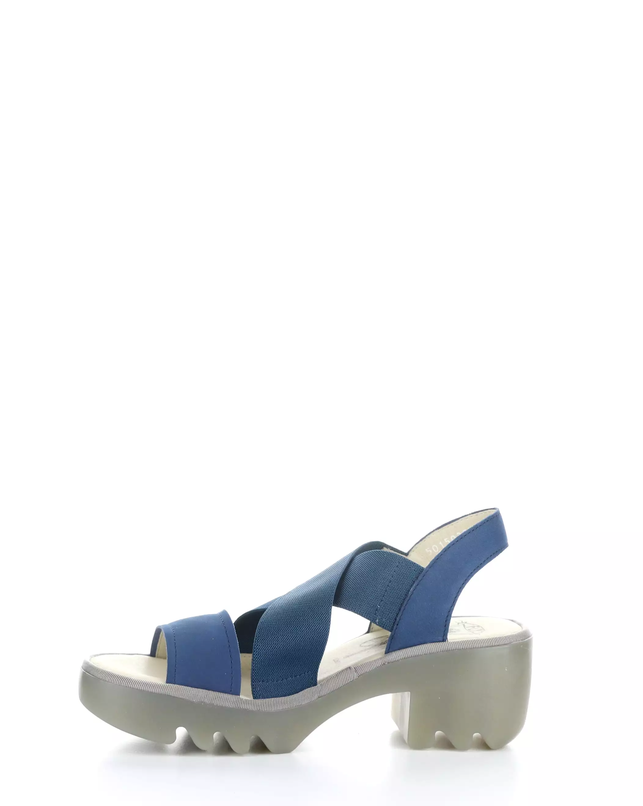 TAJI502FLY 002 BLUE Sandals Round Toe