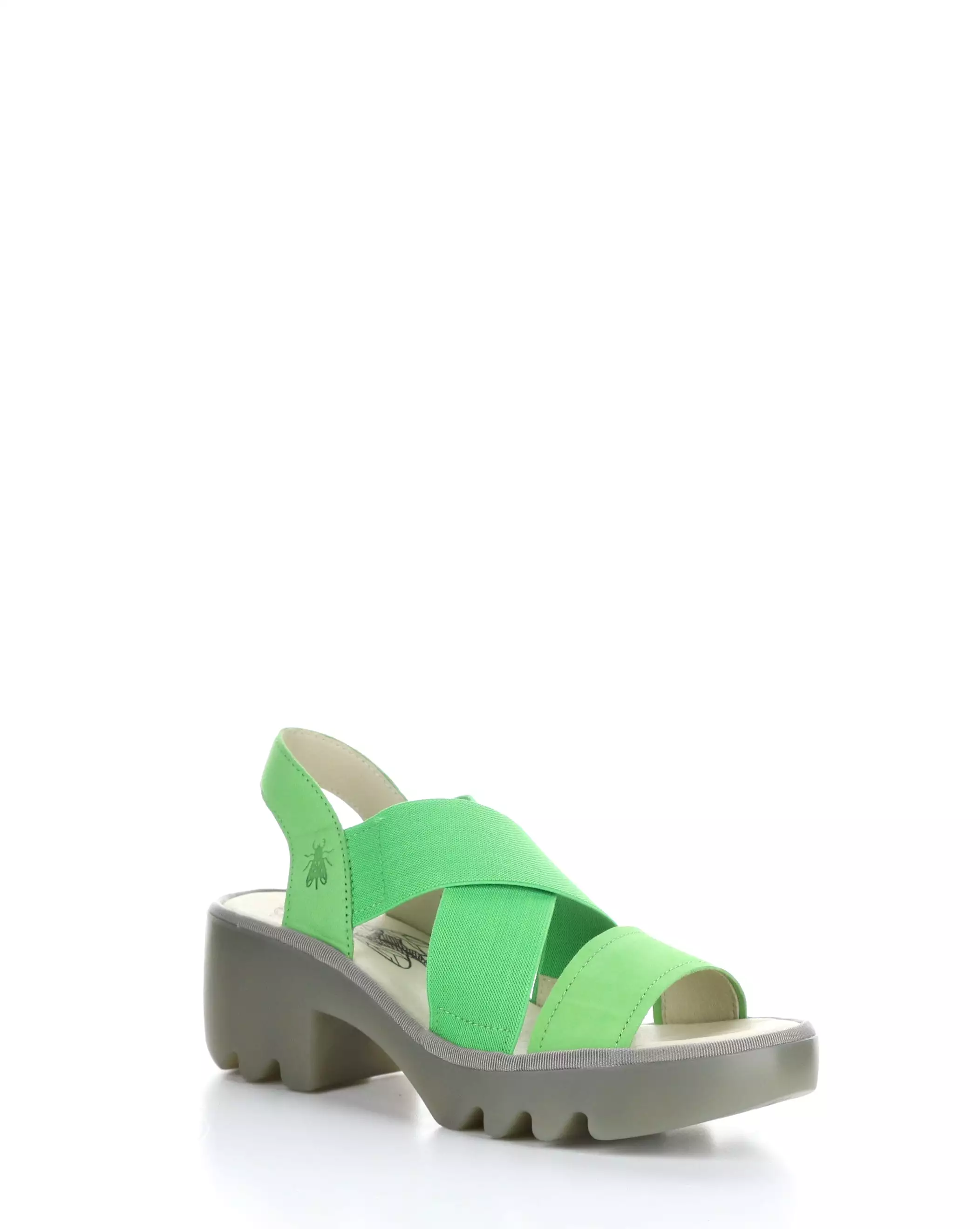 TAJI502FLY 003 Round Toe Sandals Green