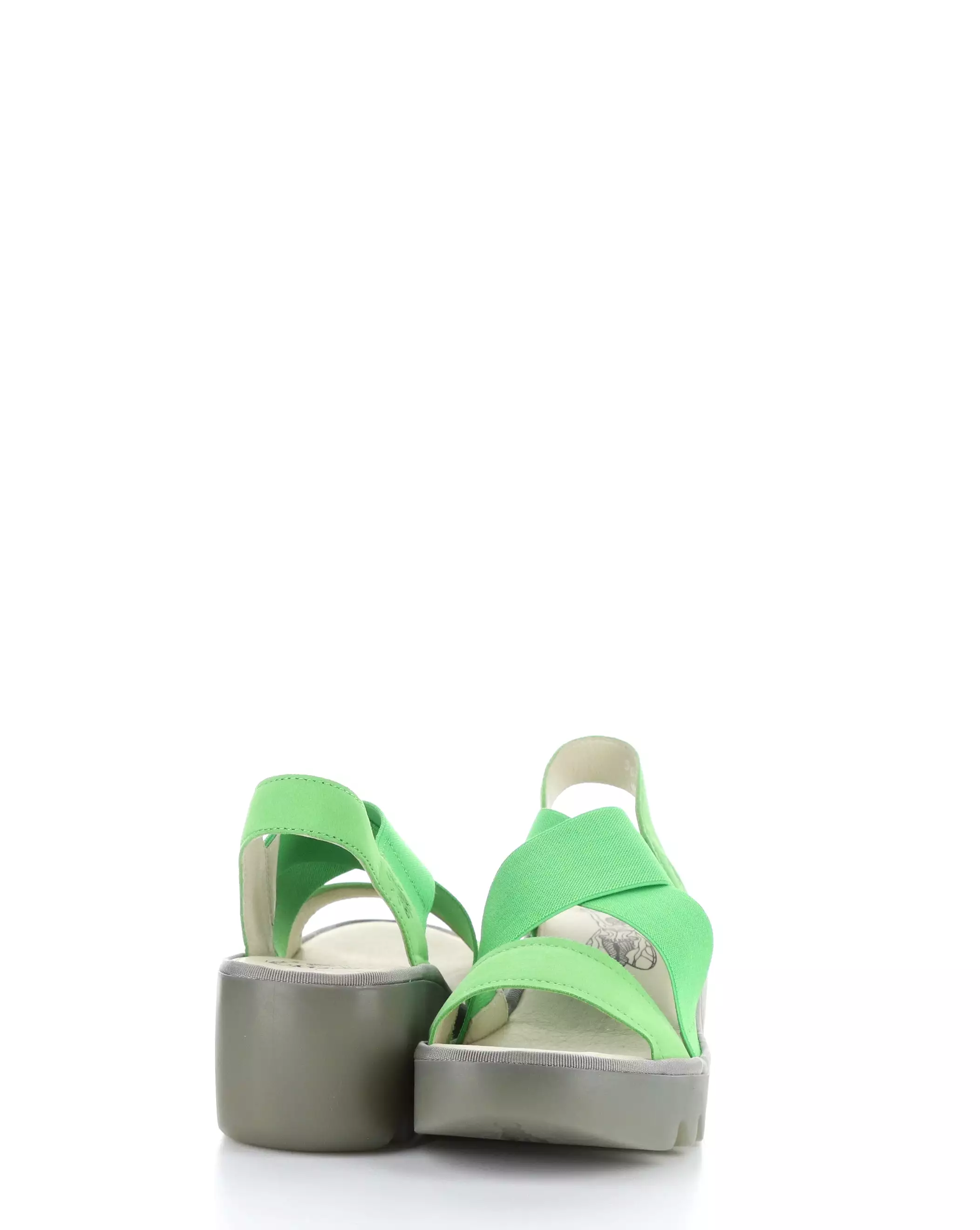 TAJI502FLY 003 Round Toe Sandals Green