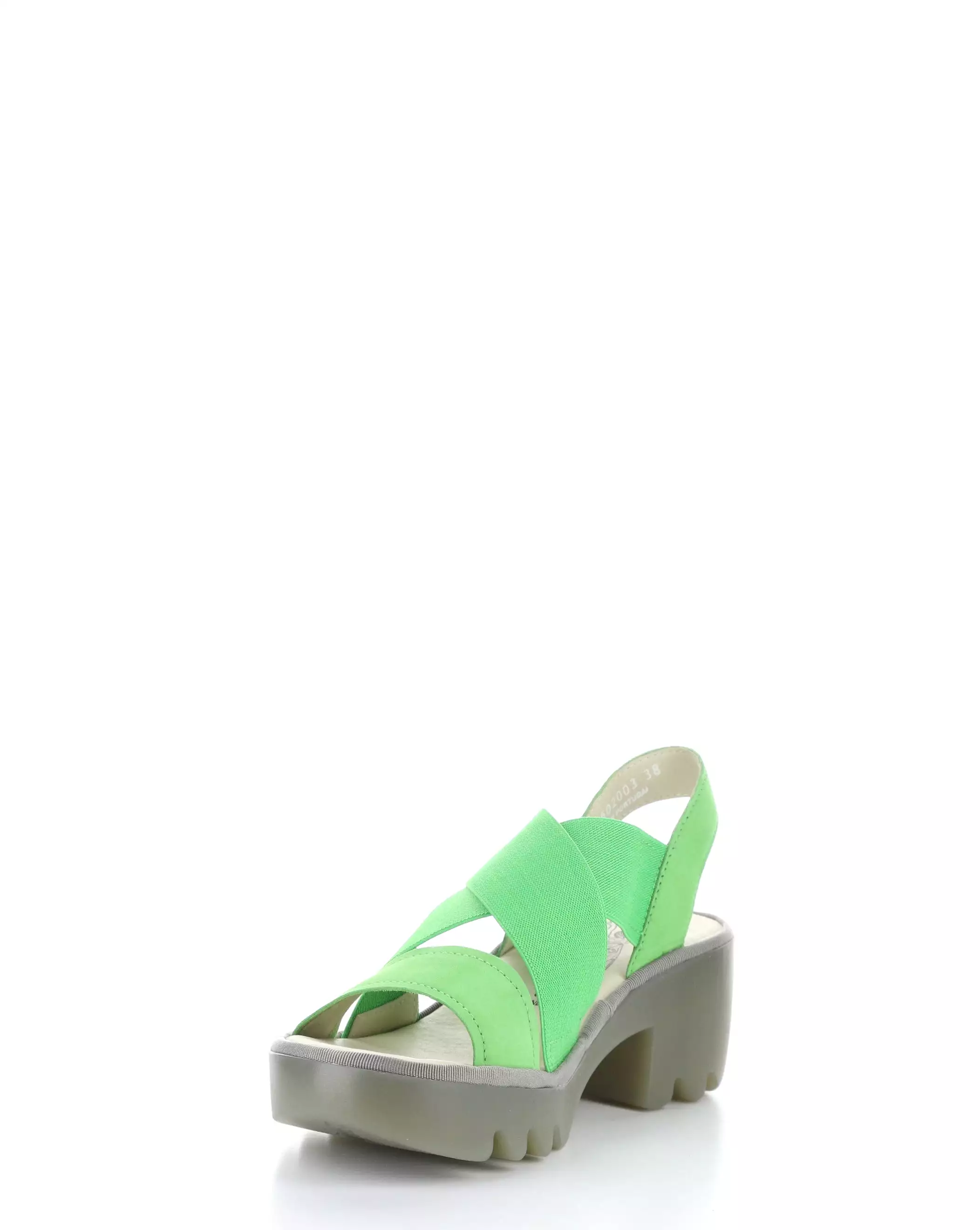 TAJI502FLY 003 Round Toe Sandals Green